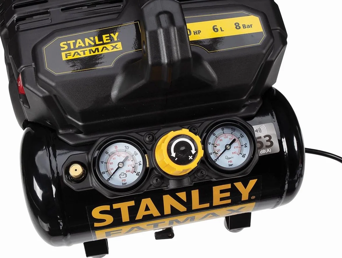 Stanley Fatmax Kompresor powietrza 8 bara 6 litrów 59dB DST 101/8/6 FMXCM00