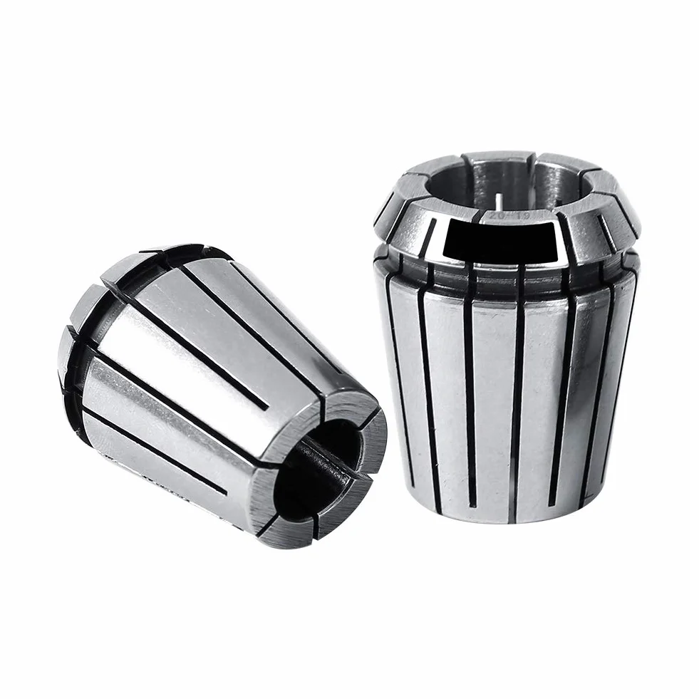 Zestaw tulei zaciskowych sprężynowych ER32 19 sztuk tuleje zaciskowe o wysokiej precyzji mocowania do grawerowania do frezarki CNC tokarka zakres mocowania od 2mm do 20mm