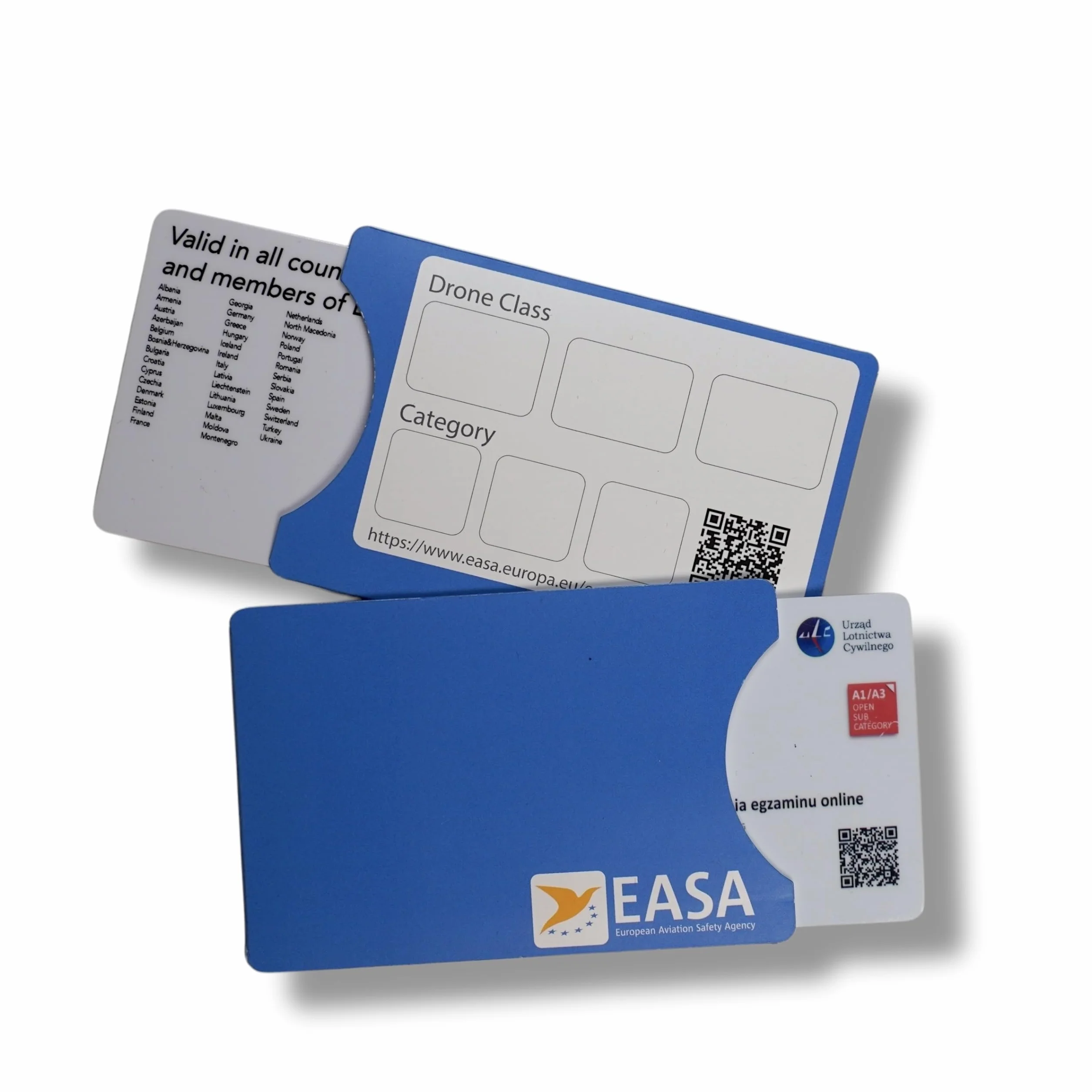 Tablica rejestracyjna dronów DJI - NEO, Mini i Mavic - zarejestrowana EASA - odznaka e-ID, numer operatora UAS, numer rejestracyjny, 20x8 mm, czarny; samoprzylepna