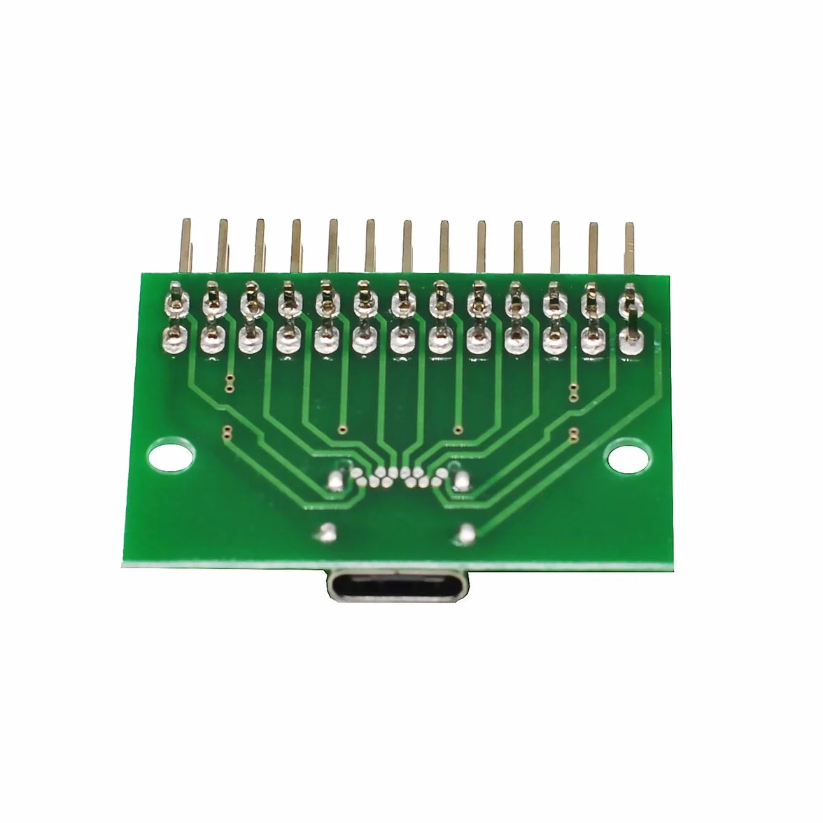 USB 3.1 TYPEC żeński z gniazdem testowym PCB płytka testowa USB-c pitch2,54 mm