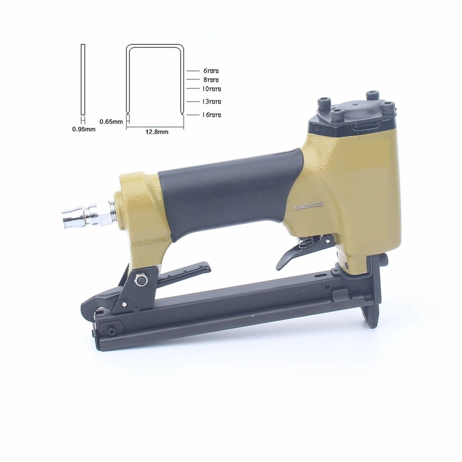 Pistolet do gwoździ, 8016B Zszywacz Pneumatyczny Zszywki Pneumatyczne Pistolet Do Robienia Mebli Sofa Zszywacze Pneumatyczne, Gwoździarka, Elektronarzędzia