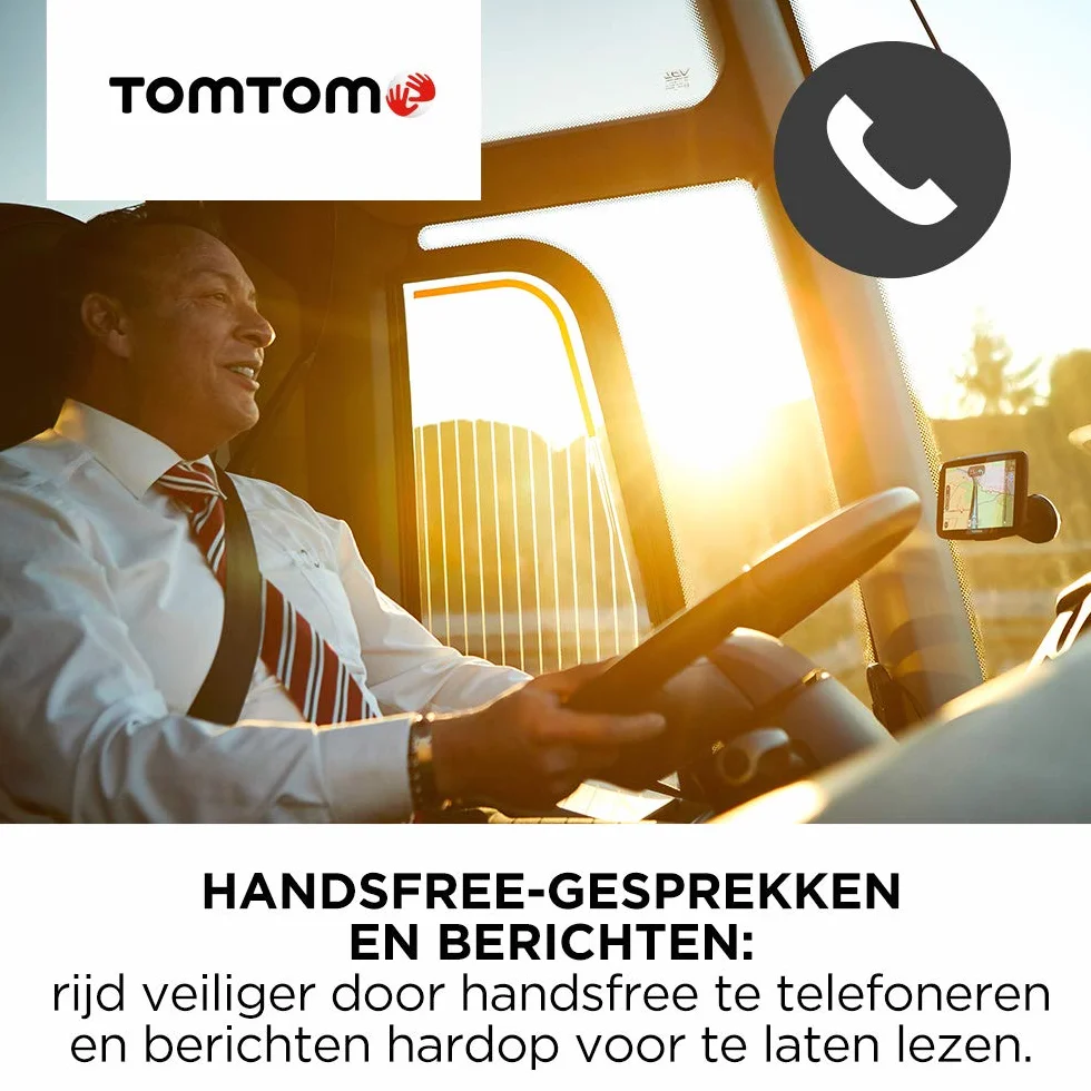 TomTom GO Professional 620 nawigacja GPS dla ciężarówek (mapy Europy, TomTom Traffic, Wi-Fi, POI dla dużych pojazdów)