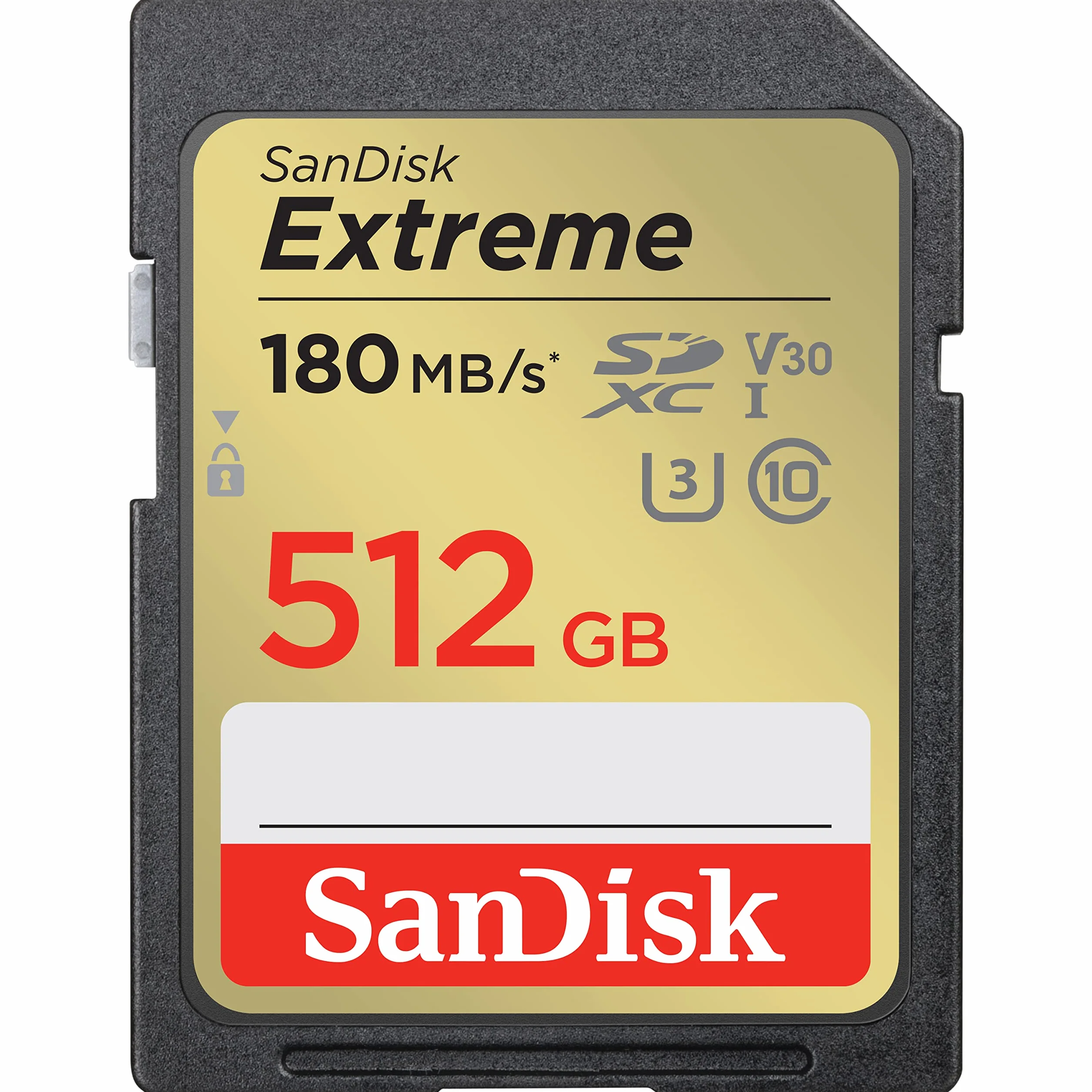 SanDisk 512GB Extreme SDXC Karta UHS-I 4K UHD Class 10 U3 V30