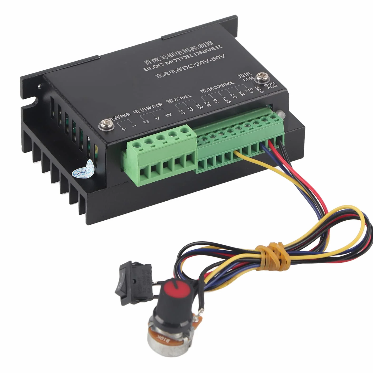 WS55 220 DC 48V 500W CNC bezszczotkowe wrzeciono sterownik silnika BLDC wysokowydajny 3-fazowy sterownik silnika BLDC do elektronarzędzi szlifierka jadeitowa