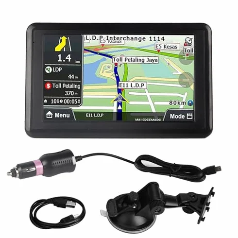 Keenso Nawigacja GPS 256 MB/8 GB dożywotnie aktualizacje map MP3 FM samochodowa