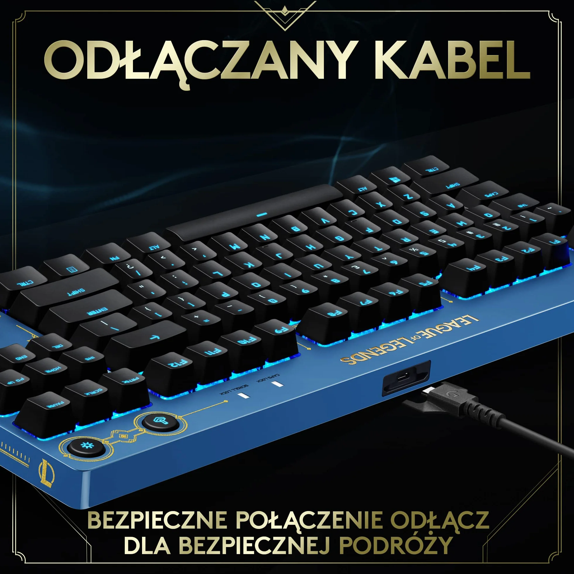 Logitech G PRO Klawiatura mechaniczna G PRO LOL-WAVE2 Nordyczna