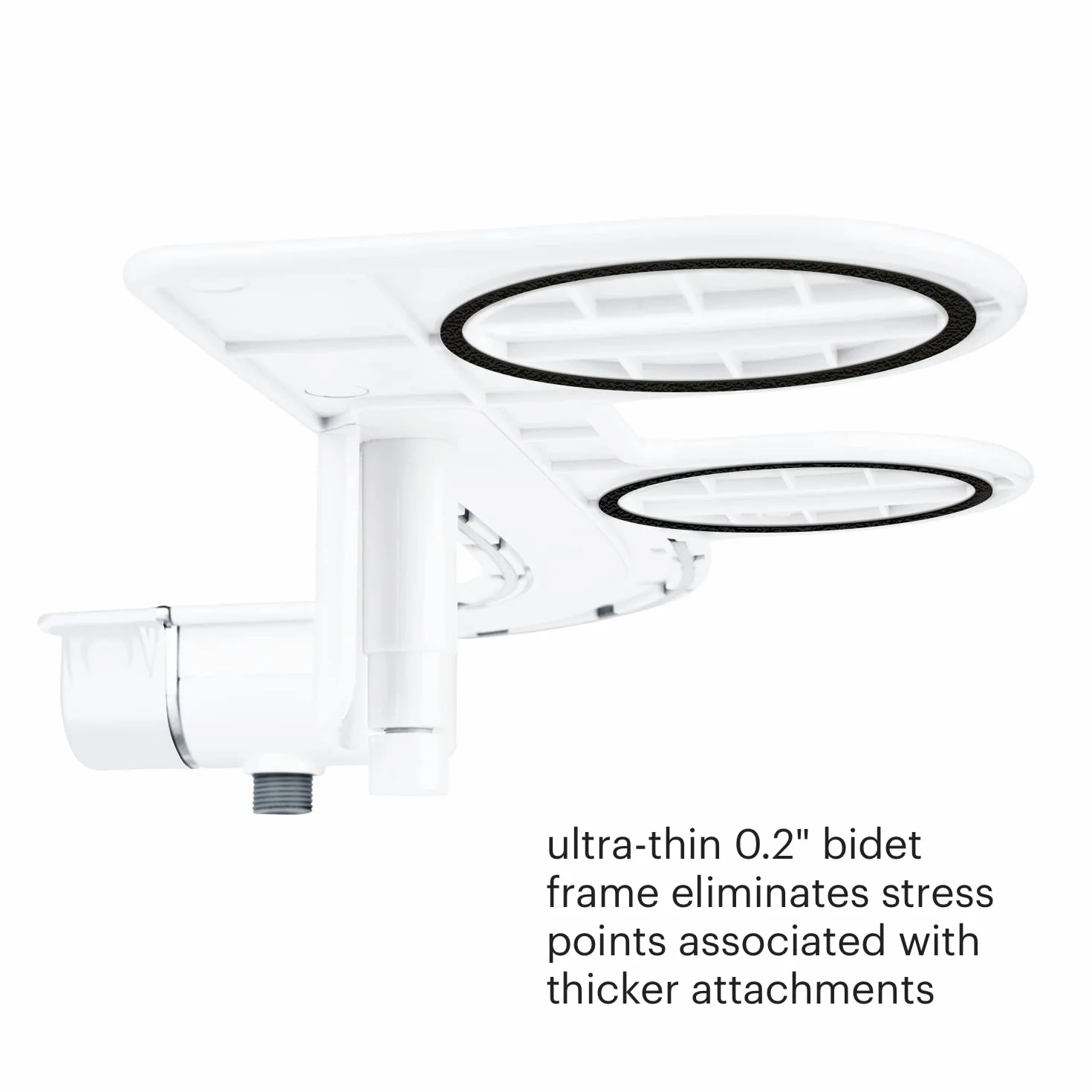 Brondell SS-150W Thinline SimpleSpa pojedyncza dysza do mocowania bidetu, biała