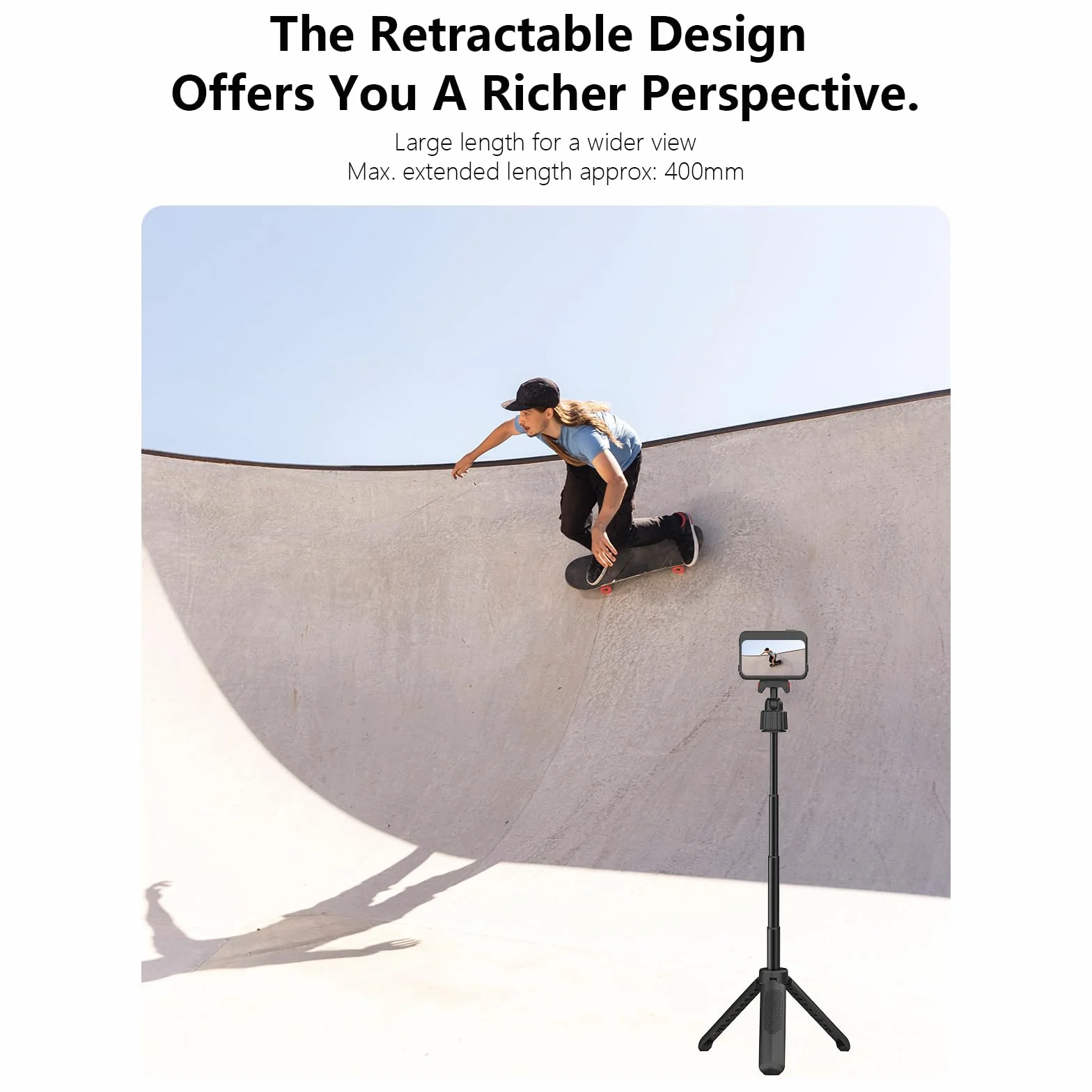 Magnetyczny statyw do Insta360 Ace Pro 2 40 cm, wysuwany akcesoria