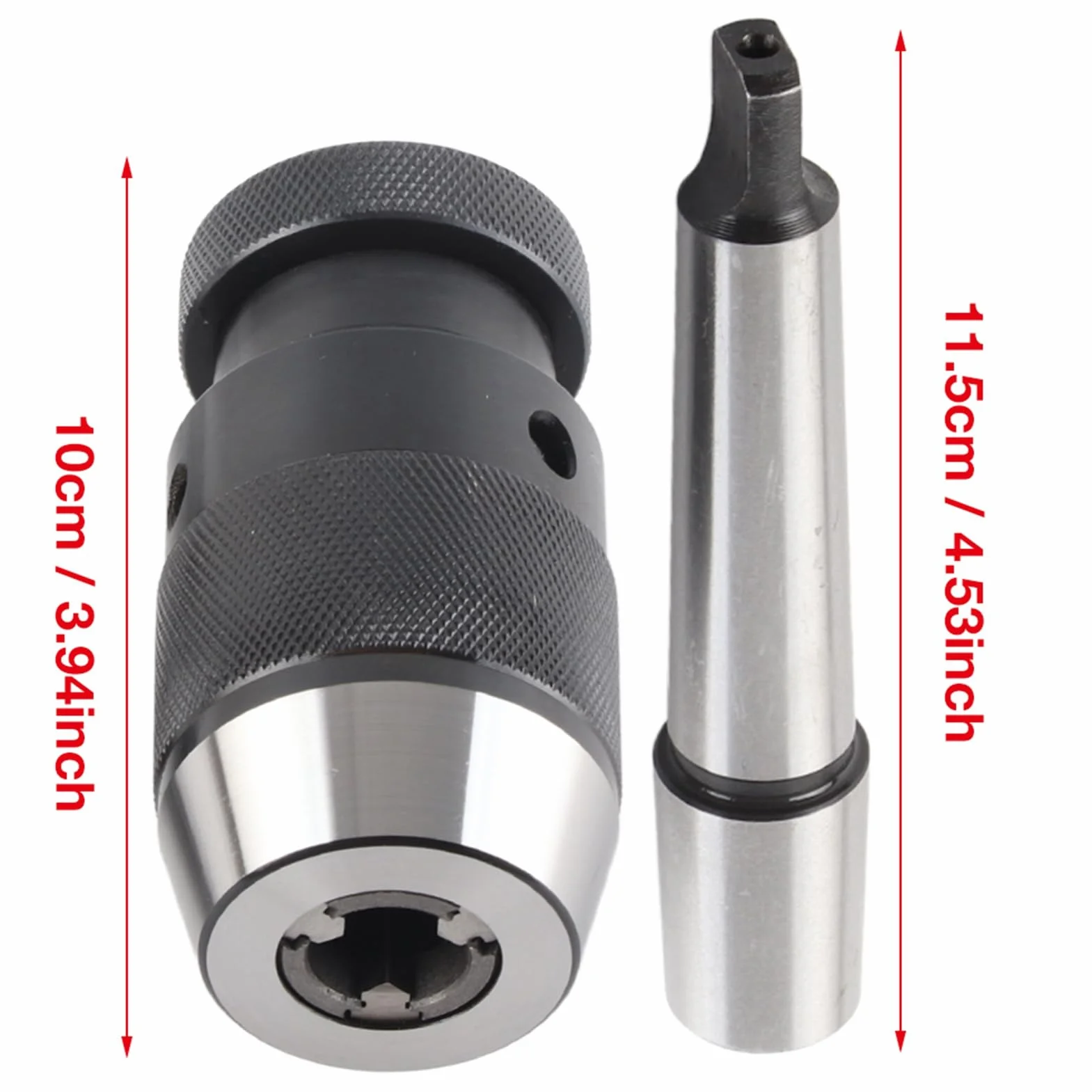 Zestaw uchwytów wiertarskich Respicefinem 14 mm 14. 0×10. 0×9. 0 16Mm pojemność 45 stalowy samodokręcający uchwyt wiertarski bezkluczykowy z Mt2 Jt3 Taper Arbor uchwyt wiertarski