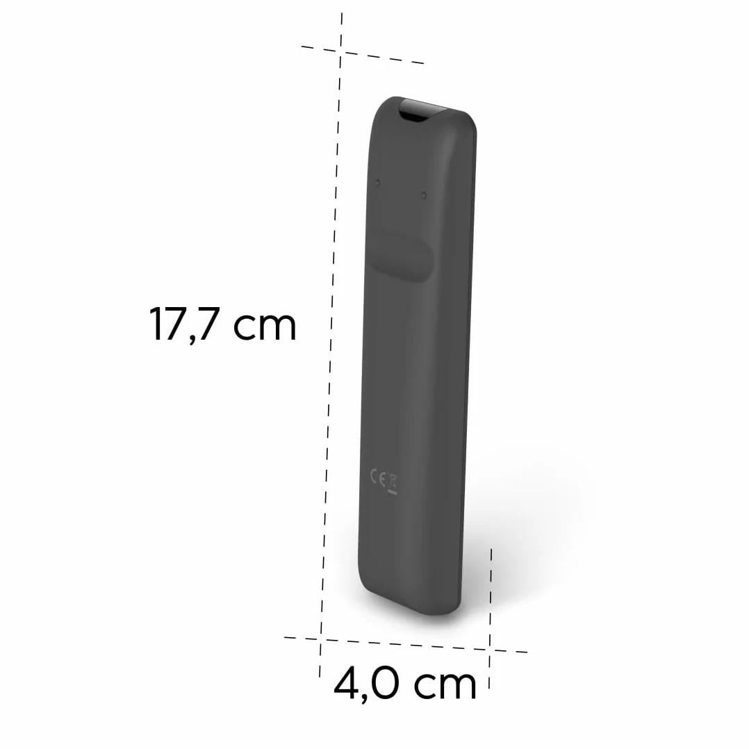 Pilot do telewizorów Samsung BT USB-C sterowany głosowo, ładowany solarnie, bezobsługowy, kompatybilny z asystentami głosowymi