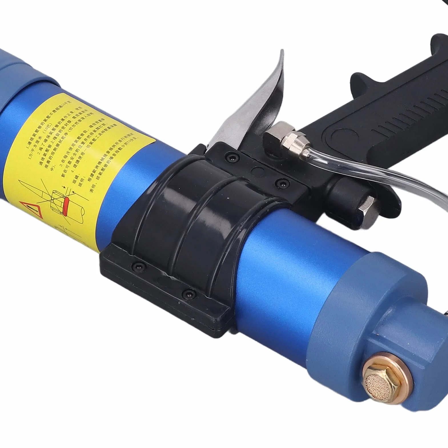 flexman Pistolet do uszczelniania Air Power, 310 ml 1/4 cala, pneumatyczny pistolet do klejenia szkła z manometrem, uszczelniacz powietrzny Zestaw pistoletu do uszczelniania