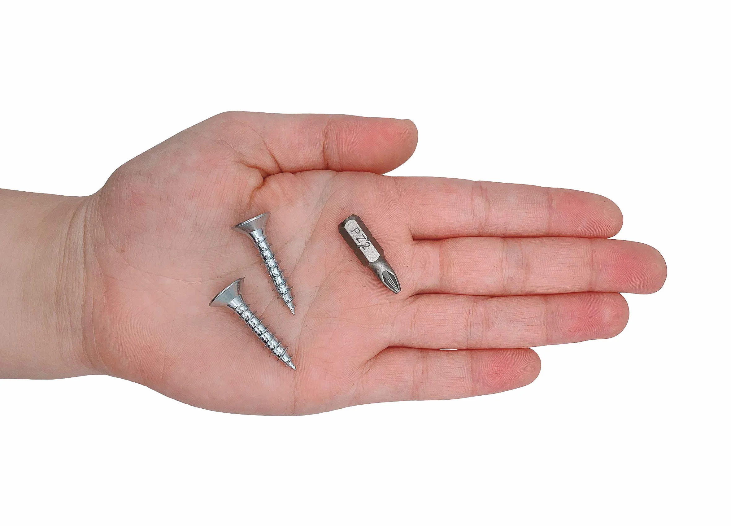 (Opakowanie 50 sztuk) Śruby do drewna ocynkowane 6,0 x 30 mm, śruby z łbem Pozi-Drive, łączniki, z łbem wpuszczanym, śruby do płyt wiórowych (50)