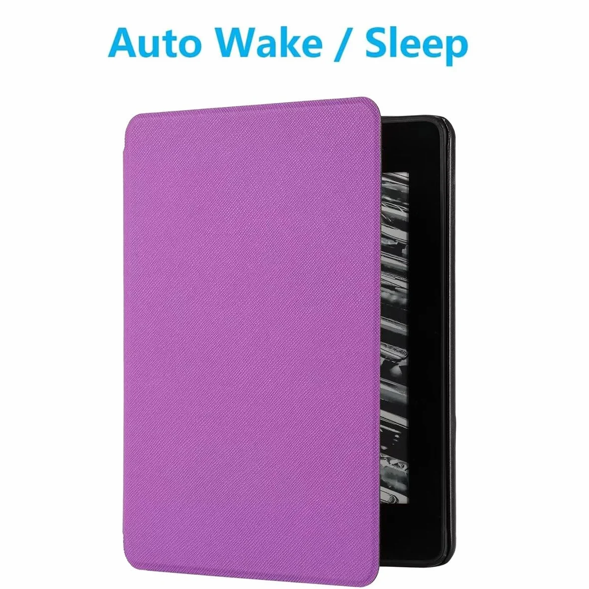 MOKASE Etui Compatible with 6 cal Kindle Paperwhite (Pasuje do Wersji 2012,2013,2015,2016), Numer Modelu: EY21/DP75SDI, Wąski Twardy Pokrowiec Ochronny z Funkcją Inteligent Wake/Sleep, Purple