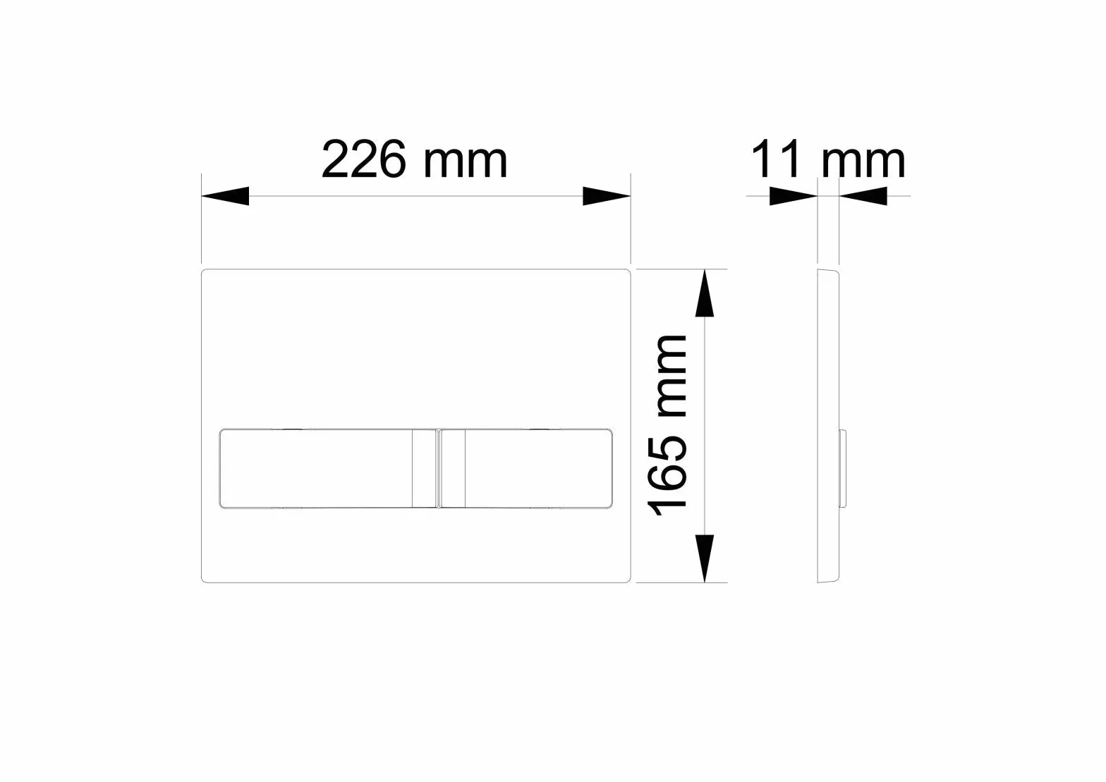 Element podtynkowy WC podtynkowy, spłuczka ECO, spłuczka podtynkowa, pisuar, element montażowy, bidet, spłuczka podtynkowa, element wiszący + przycisk (SL DRY 80 Karina)