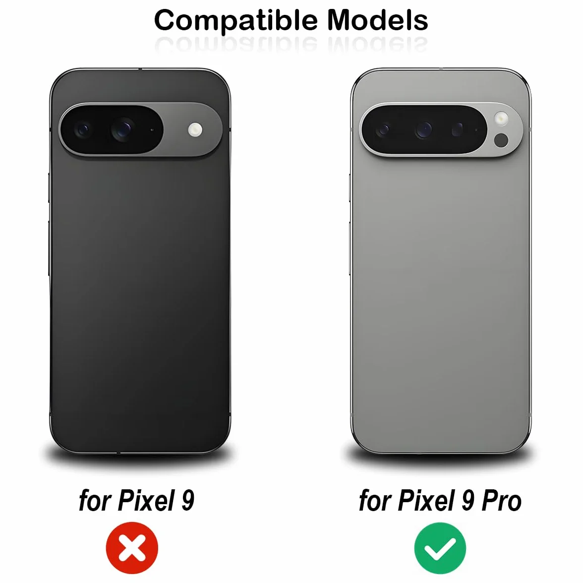 Google Pixel 9 Pro 5G 6.3" 2024 Back Rear Camera Lens Glass Replacement with Pre-Installed Adhesive and Tweezers Precision Knife Repair Tool Kit