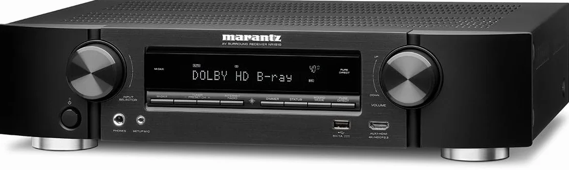 Marantz 1510 90766127 Amplituner Kina Domowego, Czarny, 5 Kanałów