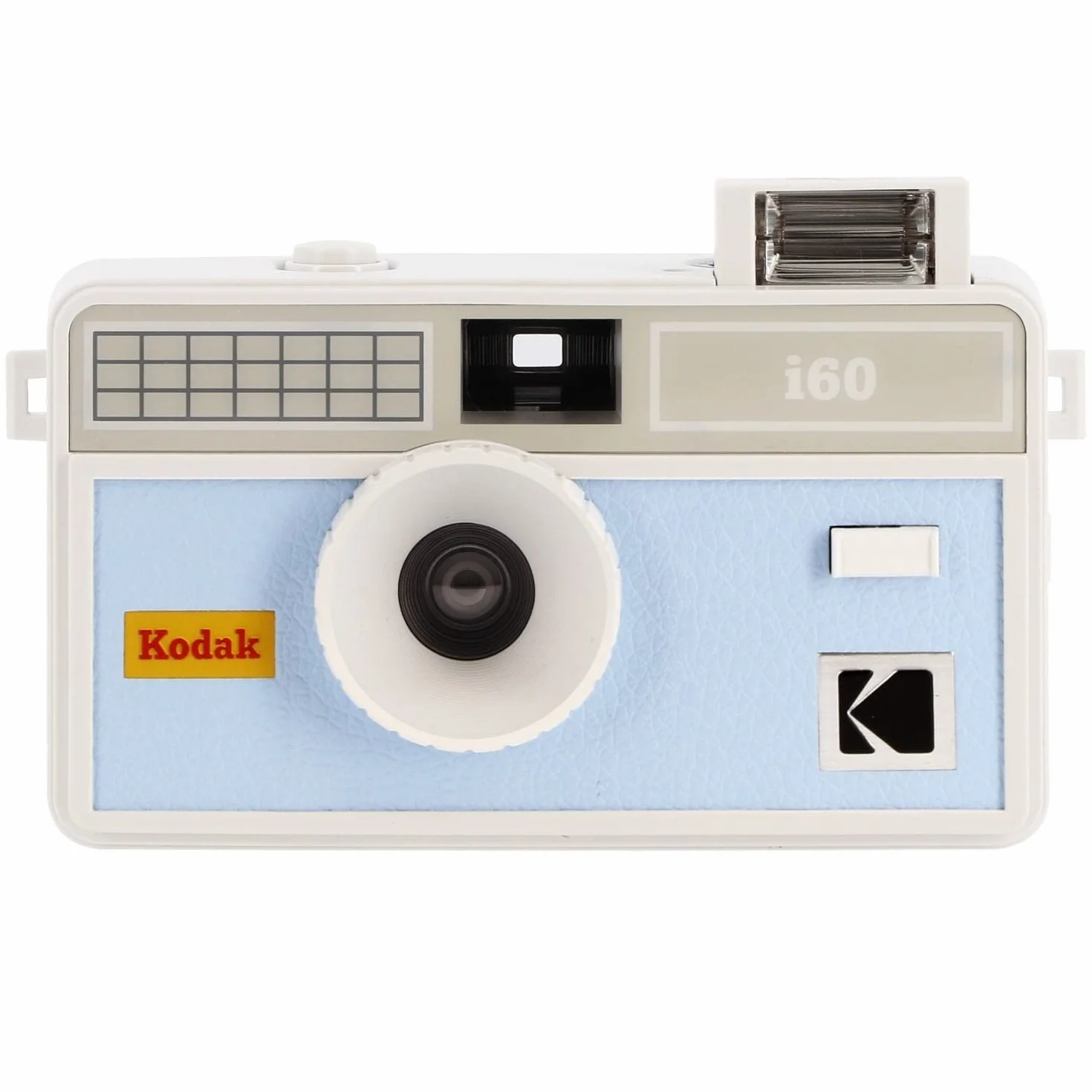 Kodak Kamera filmowa wielokrotnego użytku i60 35 mm - styl retro, bez ostrości, wbudowana lampa błyskowa, naciśnij i wyskakująca lampa błyskowa (Baby Blue)