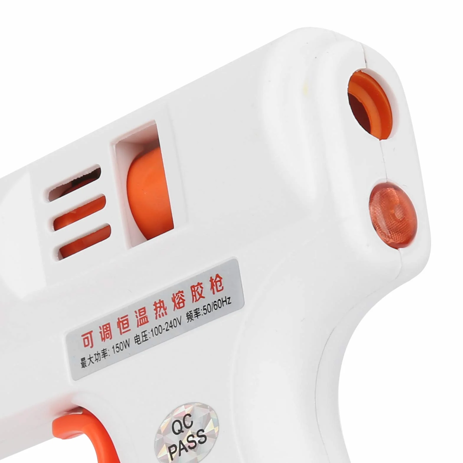 Bezprzewodowy Pistolet do Klejenia na Gorąco, 150 W AC, 100–240 V, Regulowana Stała Temperatura, Klejenie Delikatnych Tkanin, Drewna i Metali, Pistolet do Klejenia na Gorąco do