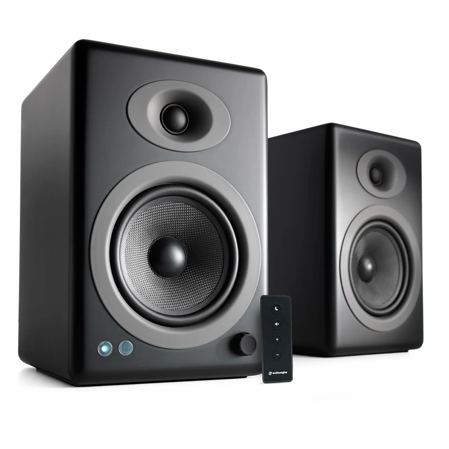 Audioengine - Bezprzewodowe głośniki półkowe A5 do kina domowego – 150 W, monitory studyjne klasy premium