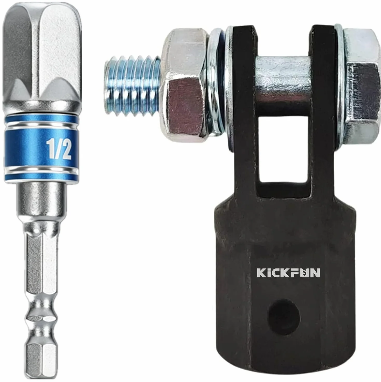 Adapter podnośnika nożycowego 1/5.1 cm do użytku z napędem 1/2 cala / wiertarkami udarowymi / grzechotką lub standardowymi gniazdami napędowymi lub kluczem nasadowym 13/16 cala / żelazkiem do