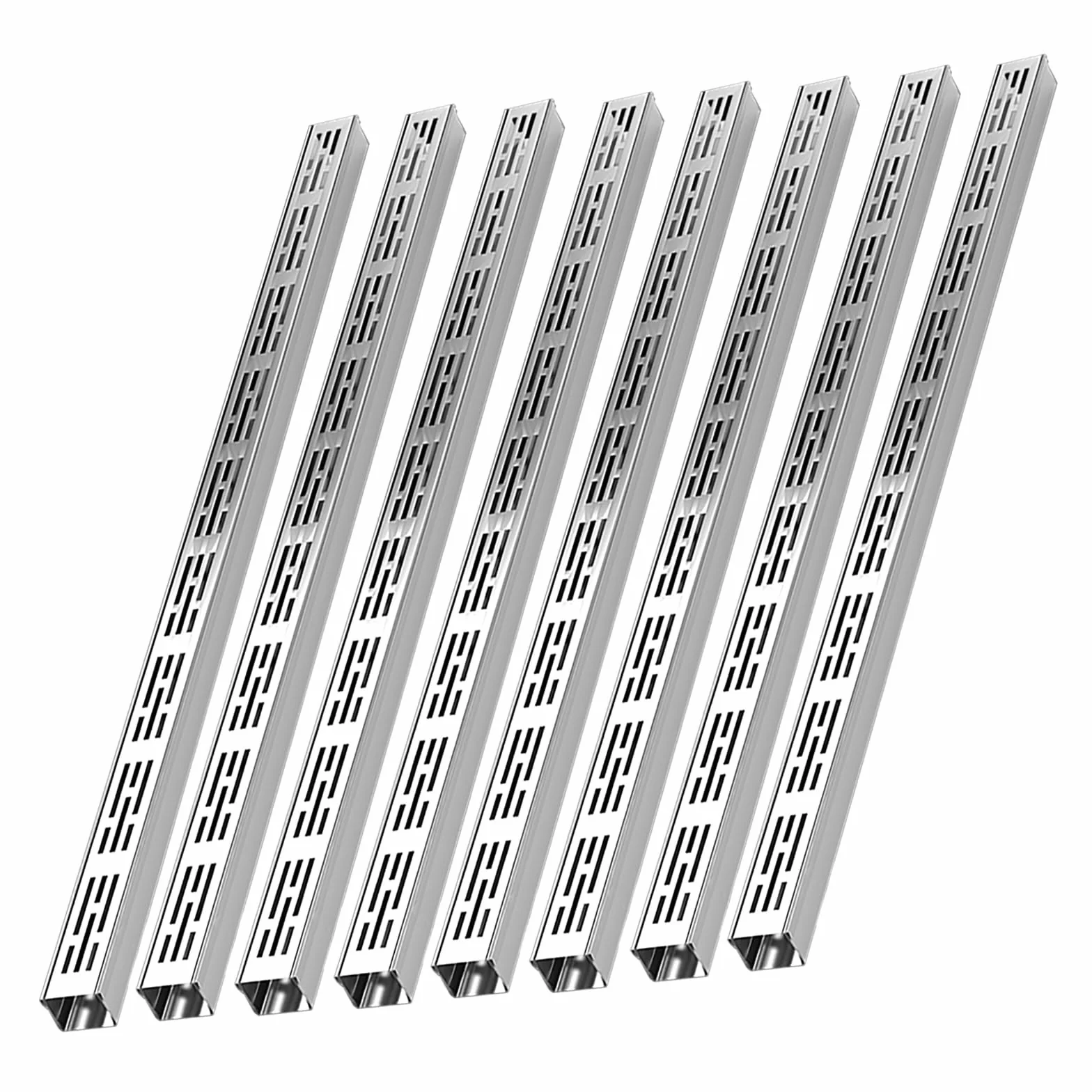 2 4 6 8 10 szt. Zestaw francuskiego odpływu ze stali nierdzewnej(15x8cm8 Pcs)