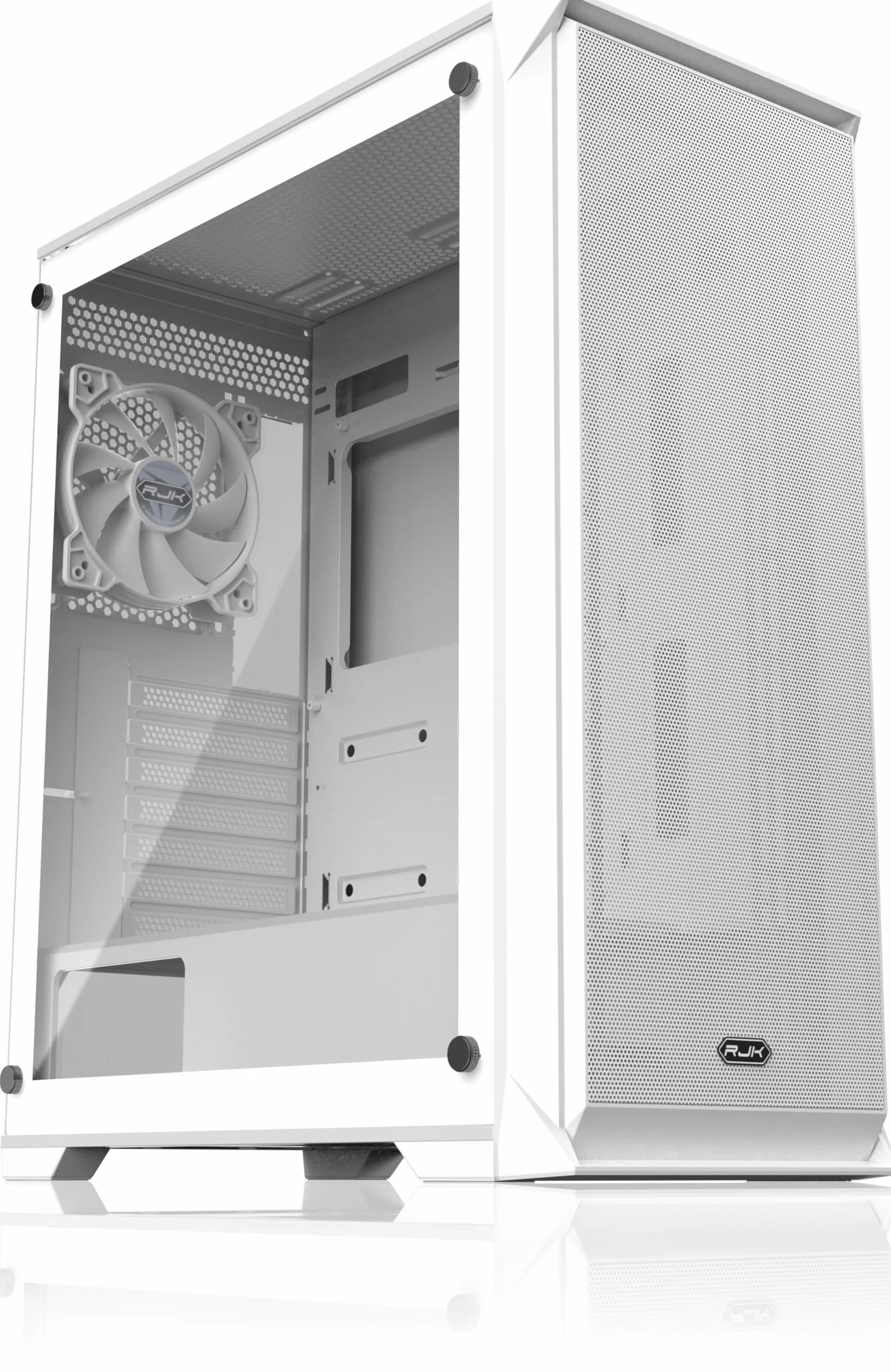 RAIJINTEK Arcadia IV obudowa komputera Mid-Tower ATX 120 mm wentylator 360 mm chłodnica 280 mm stojak 365 mm GPU