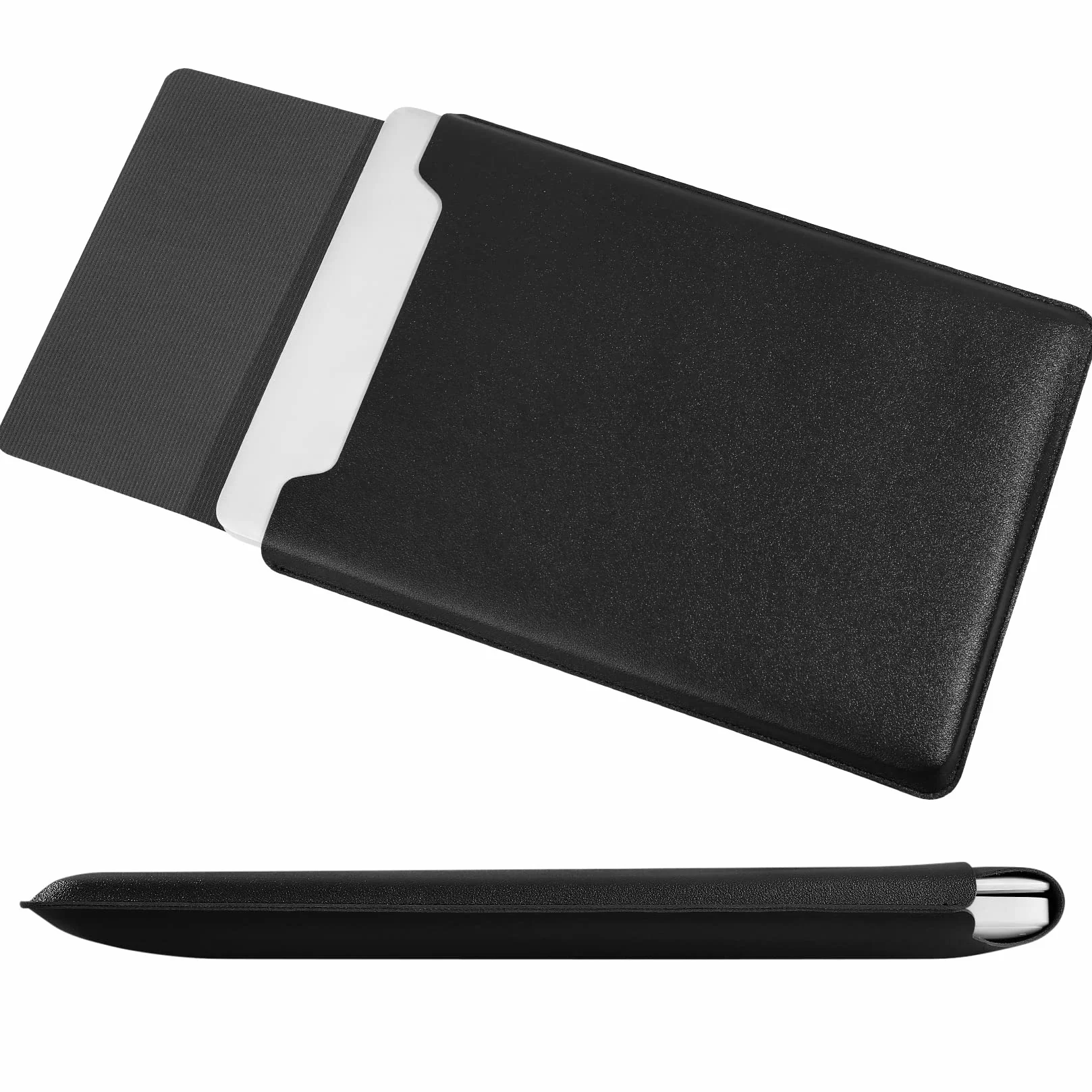 Pokrowiec na laptopa 13,3-14" wyściełany futerał czarny kompatybilny z Pro 14" / Air 13,3"