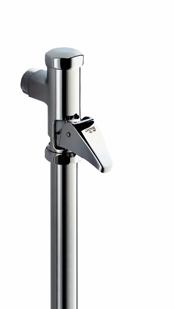 GROHE DAL - automatyczna spłuczka do WC (3/4", z regulacją prądu spłukiwania, z nasadką uruchamiającą i króćcem wyjściowym, do WC płaskiego i dolnego spłukiwania), chrom, 37139000