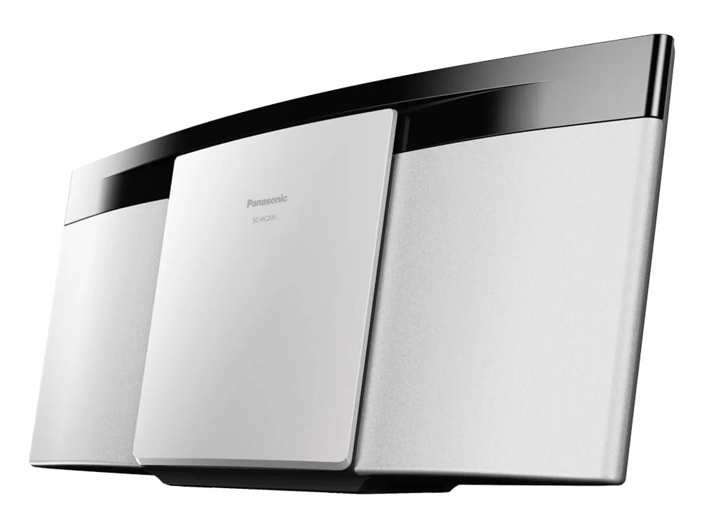 Panasonic SC-HC200 kompaktowa mikrowieża Hi-Fi 20W Bluetooth USB CD biała