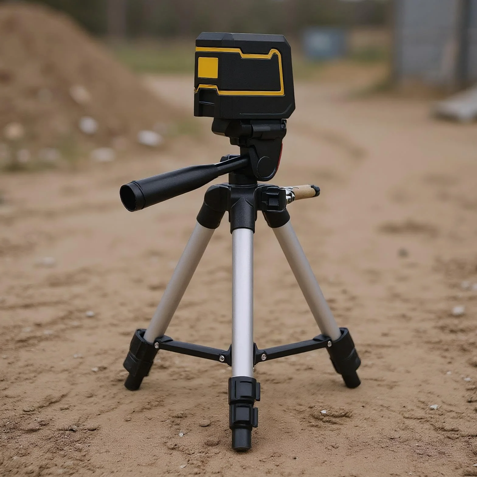 Regulowany Krzyżowy Poziom Laserowy Precyzyjna Poziomica Krzyżowa | Szybka Instalacja do Wyrównywania w Hydraulice Podłogach Ogrodach Ścianach Oknach na Zewnątrz
