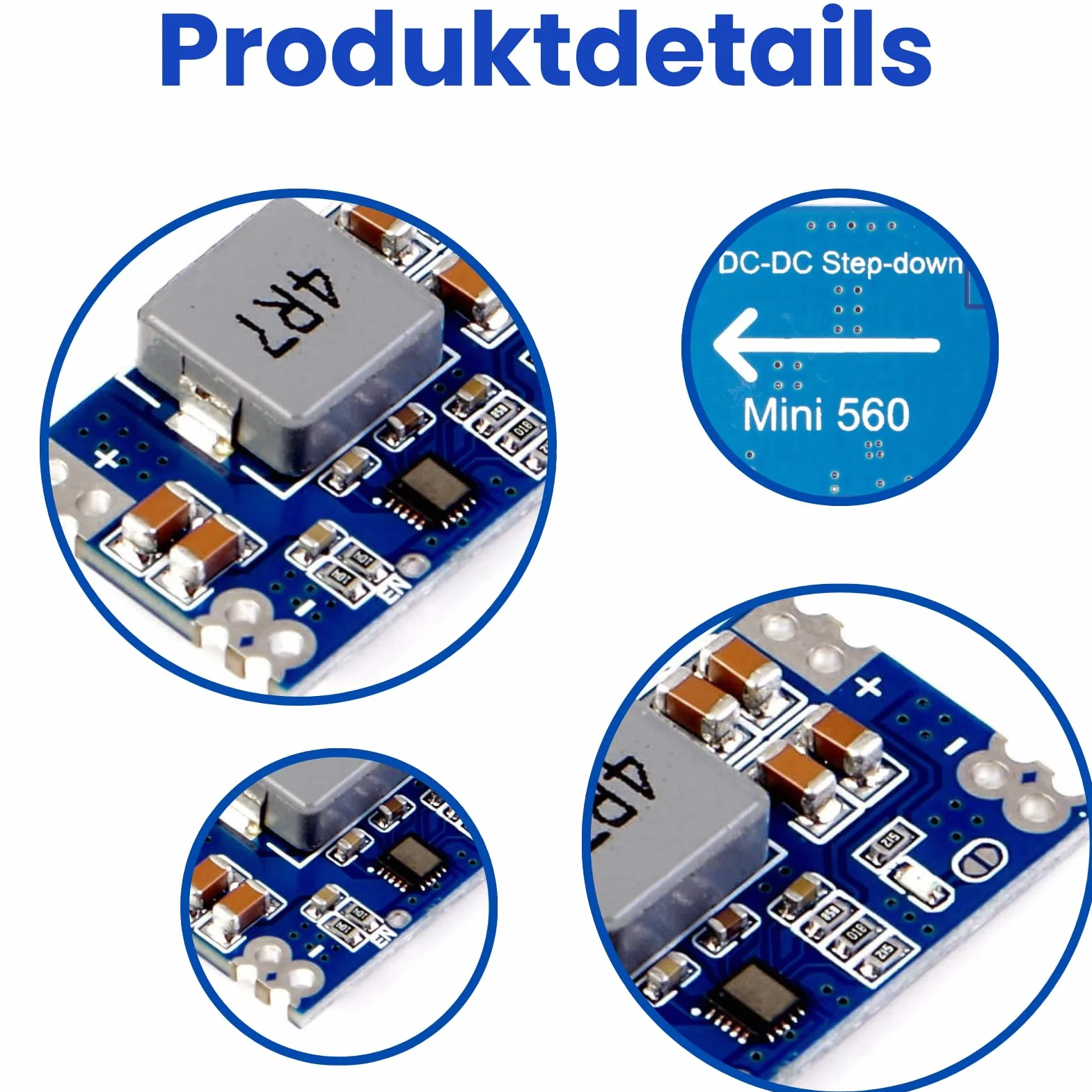 Przetwornica napięcia DC-DC Step Down 7-20 V do 5 V Mini 560 moduł zasilacza 6 sztuk