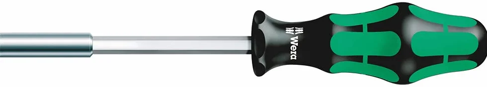 Rękojeść z uchwytem do bitów z pierścieniem zabezpieczającym 1/4” 232mm Wera