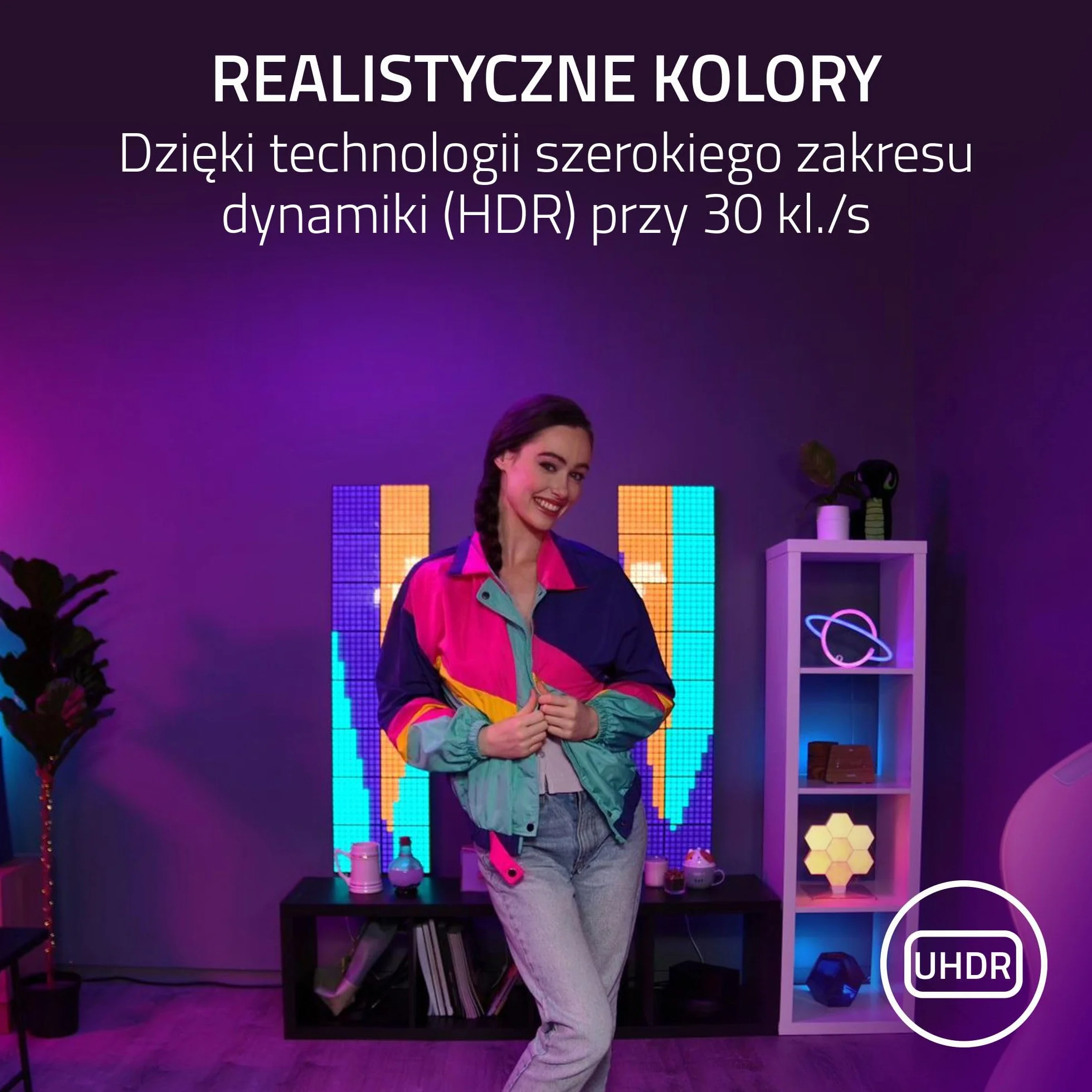Razer Kiyo Pro Ultra kamera internetowa 4K UHDR autofokus AI czujnik 2,9 μm czarny