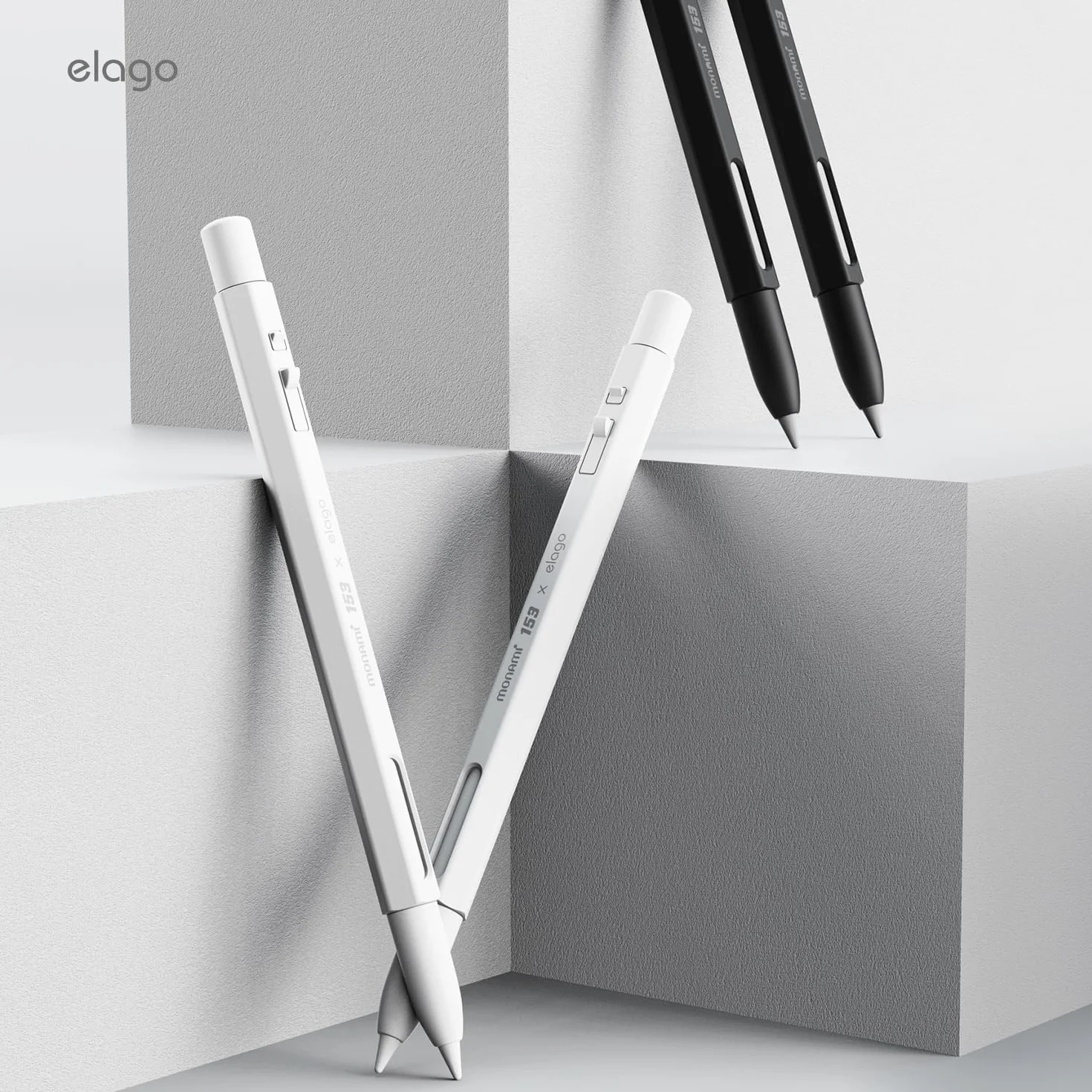 elago x MONAMI etui kompatybilne z Apple Pencil Pro i Apple Pencil 2. generacji, ładowanie magnetyczne, podwójne dotknięcie