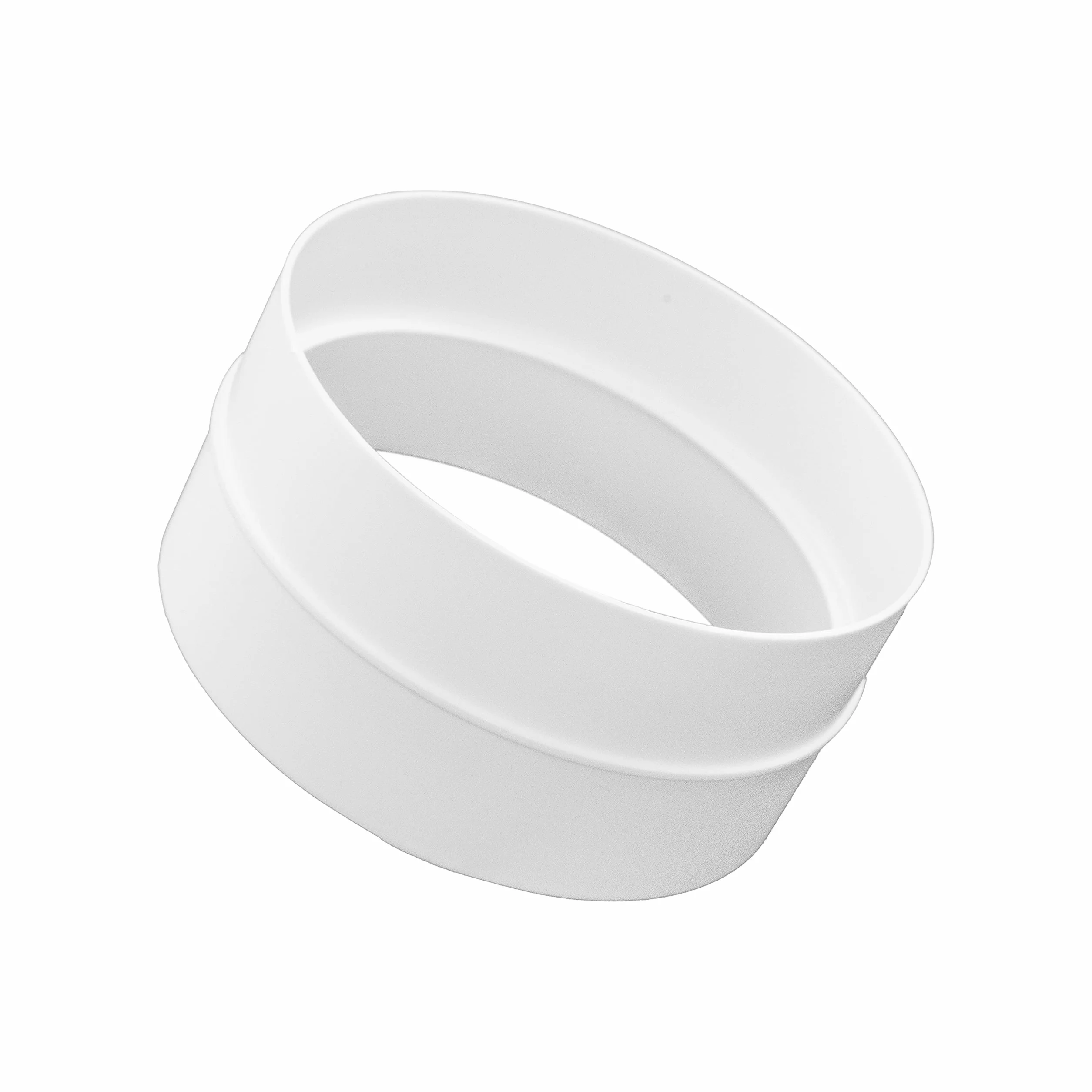 Okrągłe złącze kanałowe Ø 125 mm do prostych lub elastycznych rur. Przyłącze rur wentylacyjnych, ogrzewanie, chłodzenie i wentylacja.