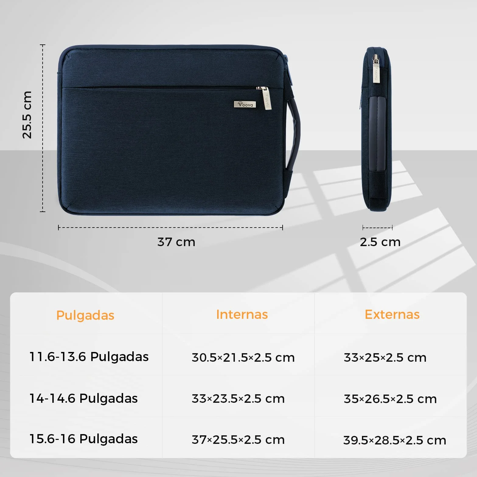 Voova 360°ochrona Pokrowiec na Laptopa, Futerał na Laptopa Torba Etui na 15,6 cala Kompatybilny z MacBook Pro 16,Acer ConceptD 16,Lenovo 16,Inspiron 16,Ideapad 15.6