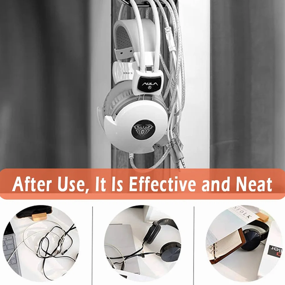 Uchwyt na słuchawki, aluminiowy stojak na słuchawki, 3 m, uchwyt na słuchawki, kompatybilny z Sennheiser Sony Bose Beats AKG Audio-Technica, czarny