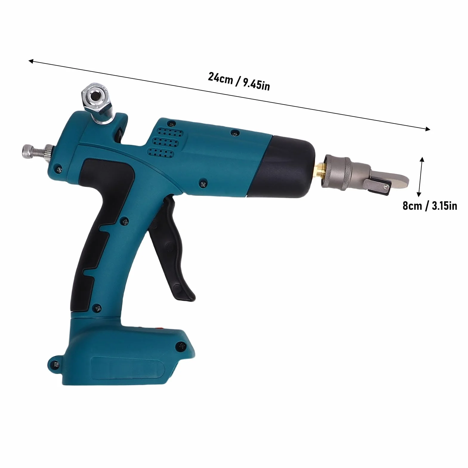 Pistolet do Klejenia Kabli światłowodowych FTTR Bezprzewodowy Pistolet do Klejenia Kabli światłowodowych ABS 428F Szybkie Podgrzewanie Kleje w Sztyfcie 11 Mm dla Instalatorów Okablowania