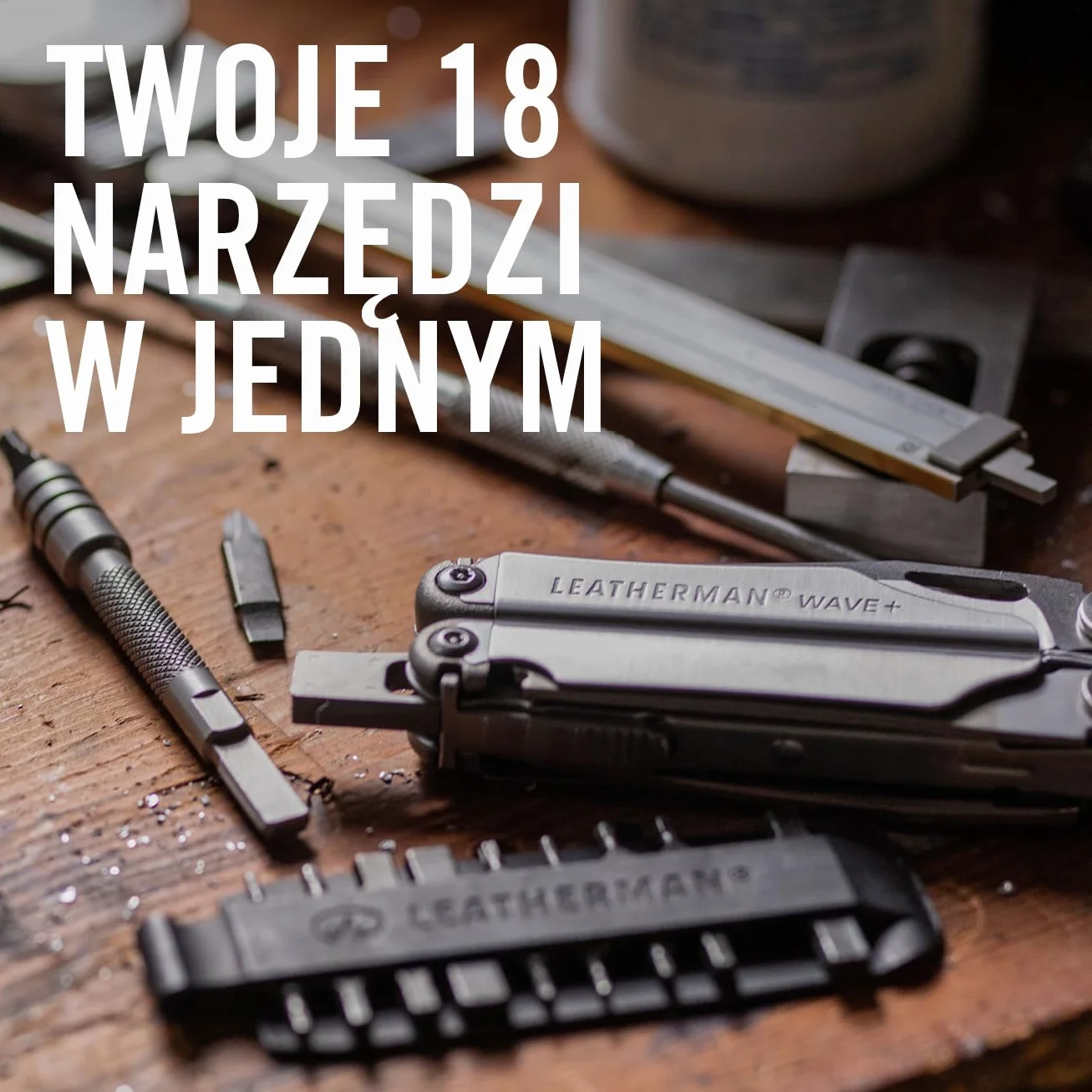 Leatherman Multitool Wave Plus - Narzędzie ze Stali Nierdzewnej 18 w 1 w Wytrzymałej Wersji z Ostrzami, Szczypcami i Obcinakami, Czarny