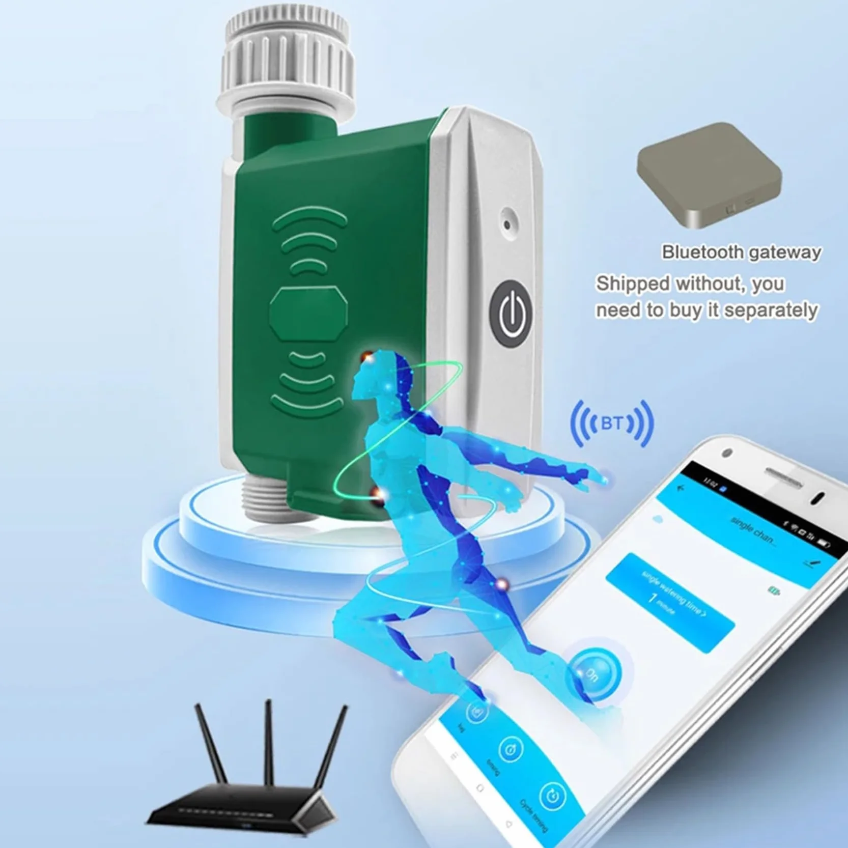 2X Tuya ZigBee Timer Nawadniania Kontroler Nawadniania Kropelkowego Automatyczna Kontrola Aplikacji Systemu dla i