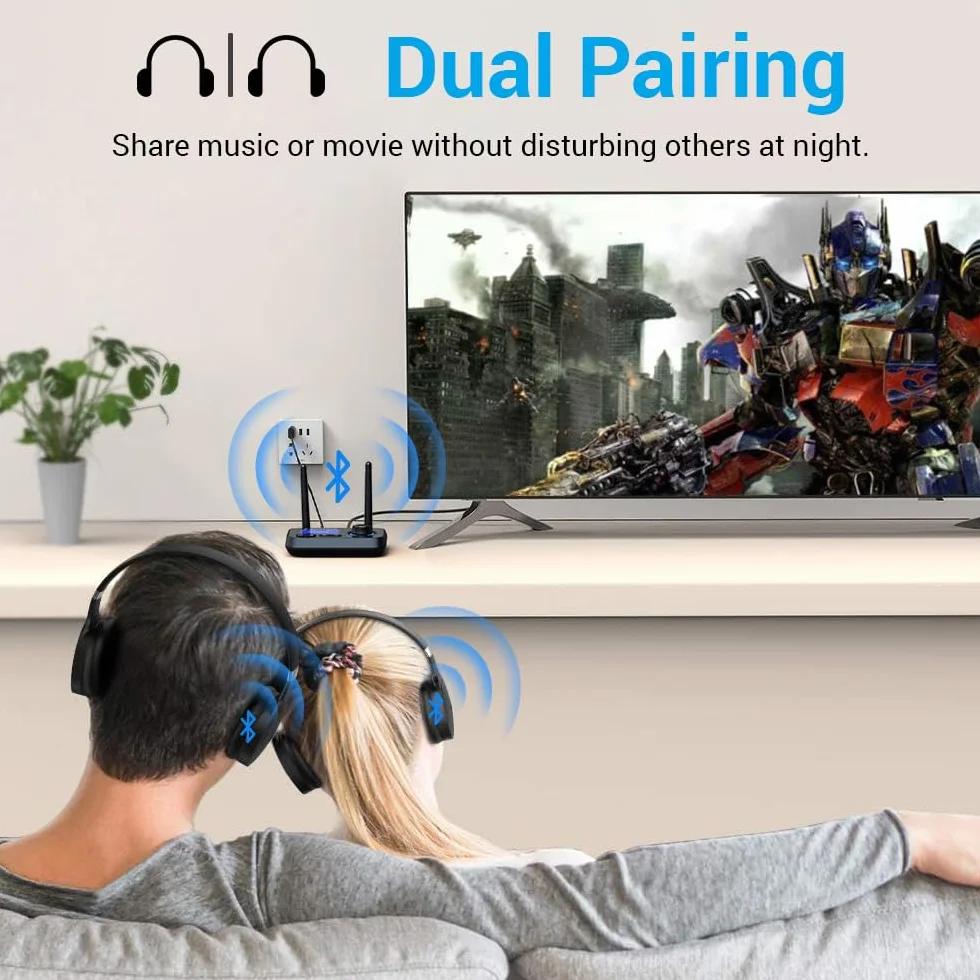 Bluetooth 5.3 adapter audio 3-w-1 nadajnik odbiornik niska latencja AUX optyczne RCA