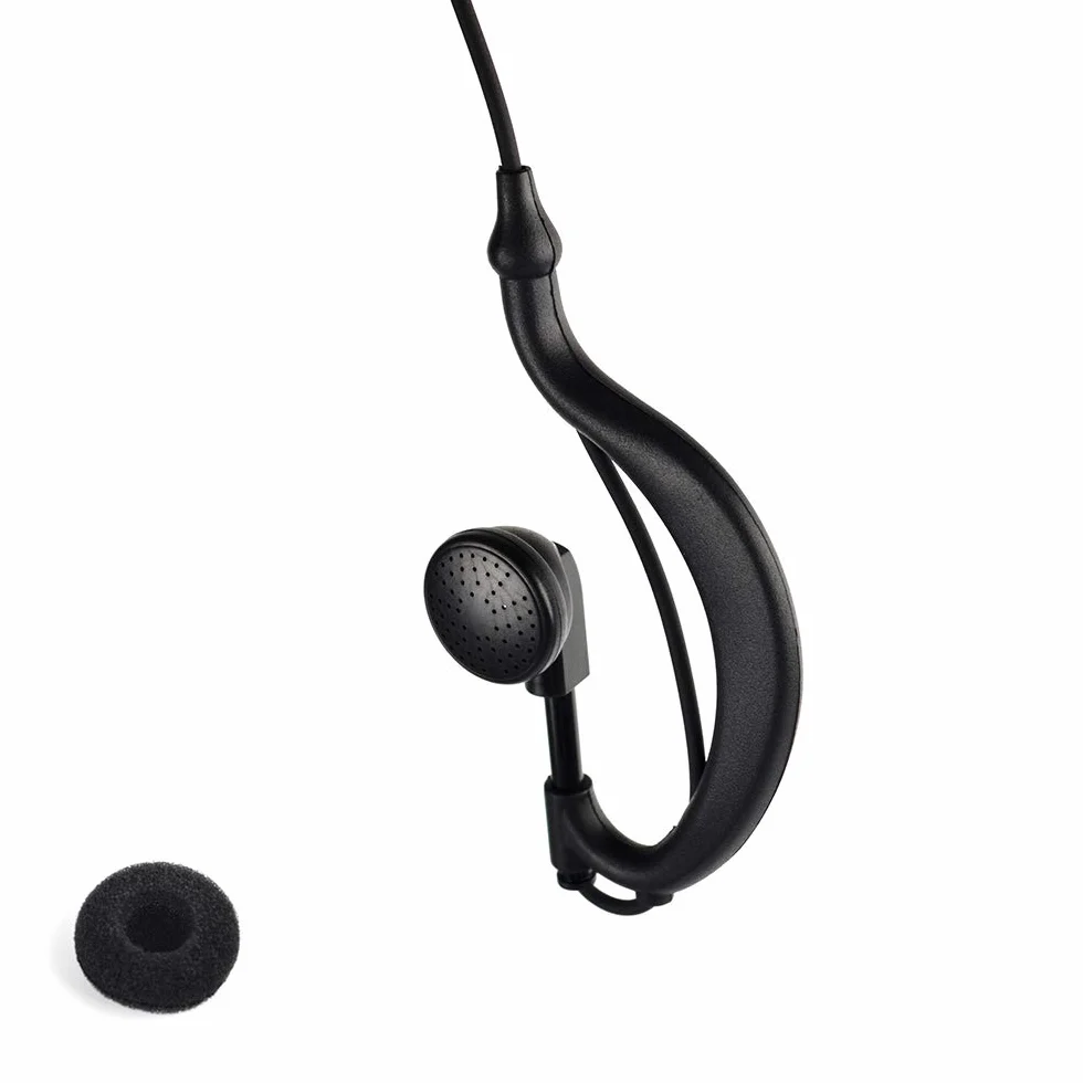 Słuchawki douszne HYS G Form Security Headset PPT Mic kompatybilne z Motorola CP040 DP1400 GP68 GP88 GP300 CT150 Pro1150 Hyera Midland