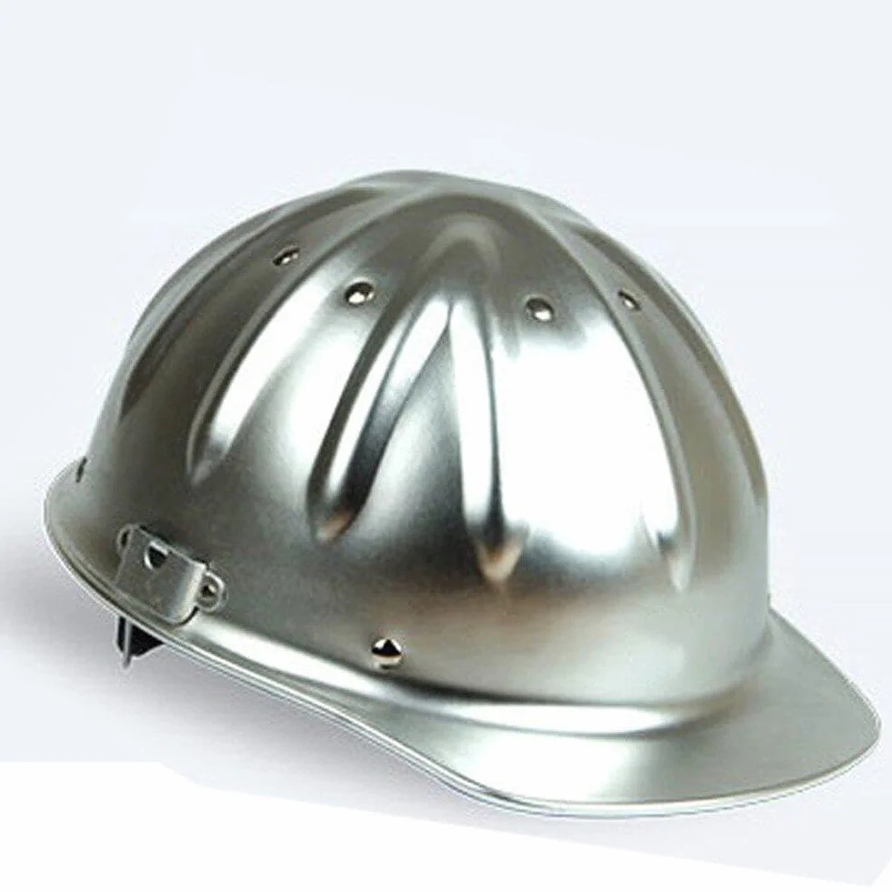 Kask roboczy ze stopu aluminium o wysokiej wytrzymałości kask budowlany trwała ochrona kask ochronny dla pracownika