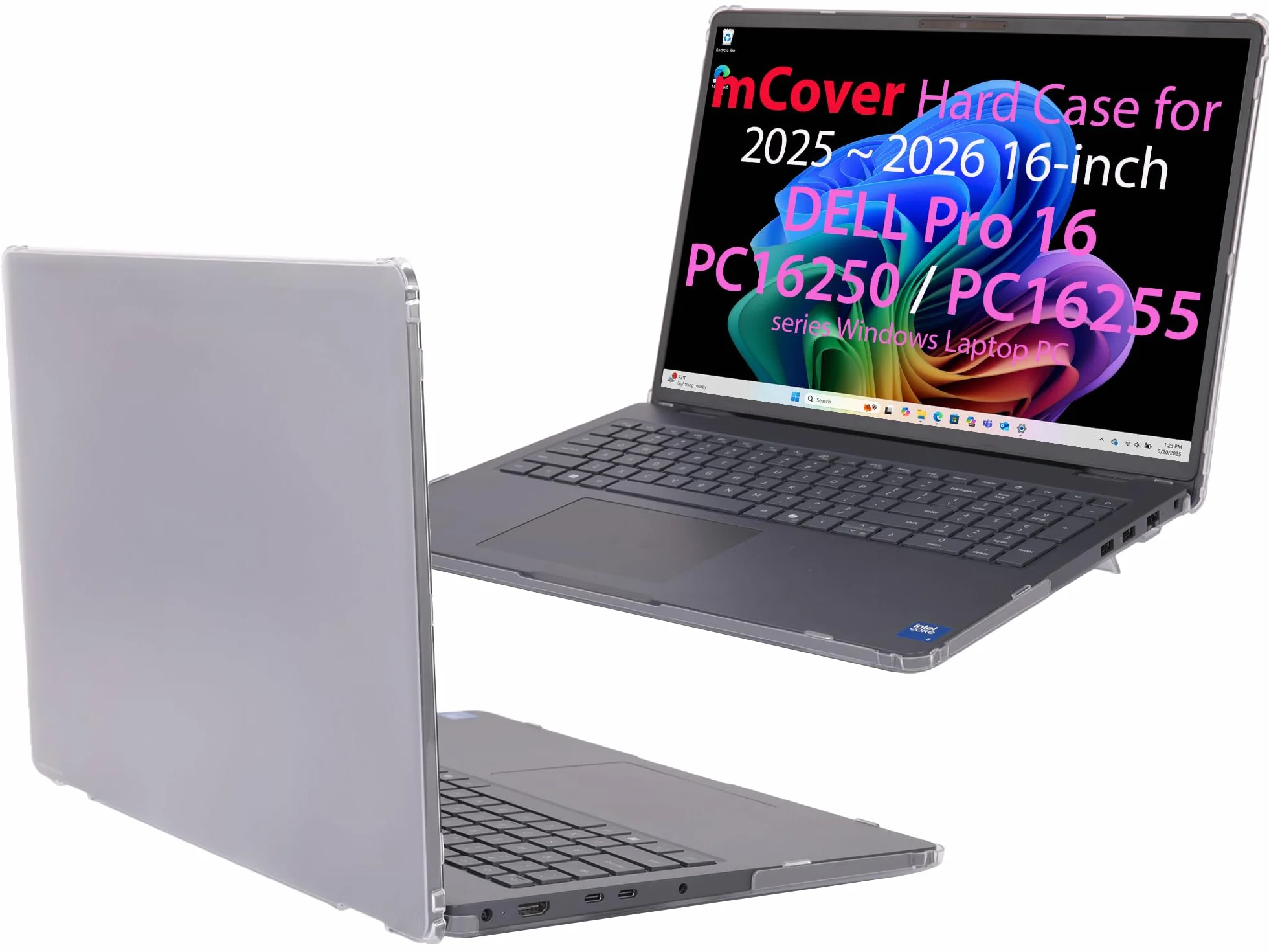 mCover Etui do Dell Pro 16 PC16250 / PC16255 Series Laptop 40.6 cm przezroczyste