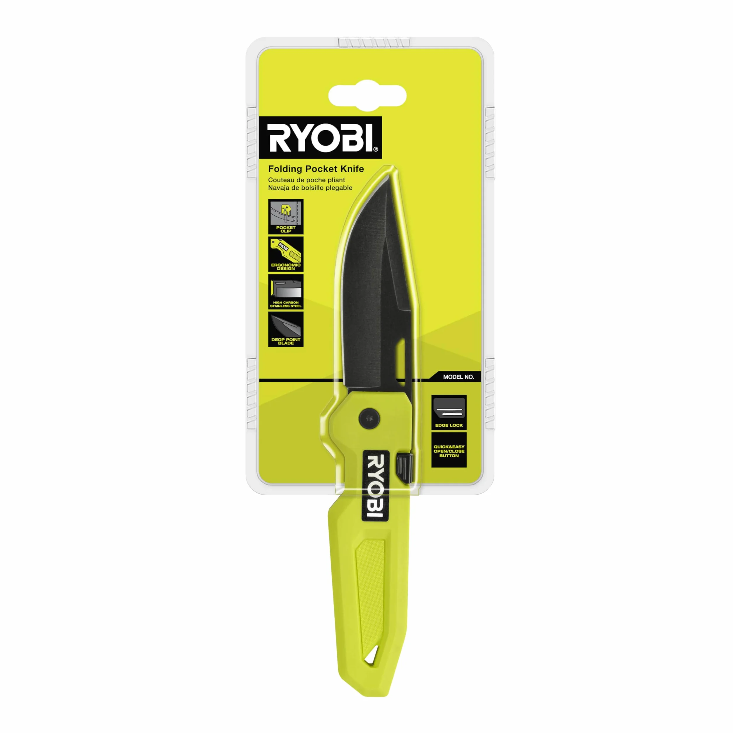 RYOBI Nóż składany, kompaktowy