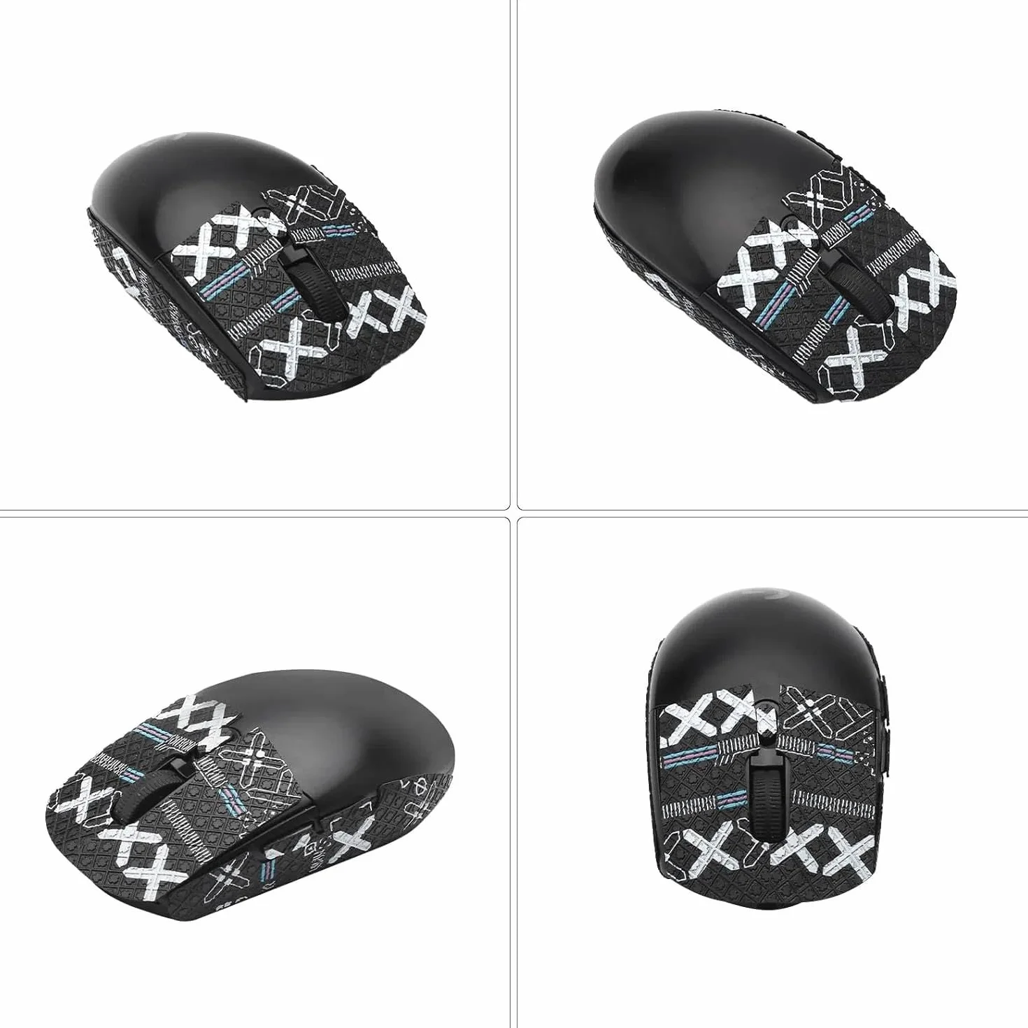VOSSOT Mouse Grip Tape do Logitech G Pro X Superlight, antypoślizgowa taśma, zestaw 2 szt