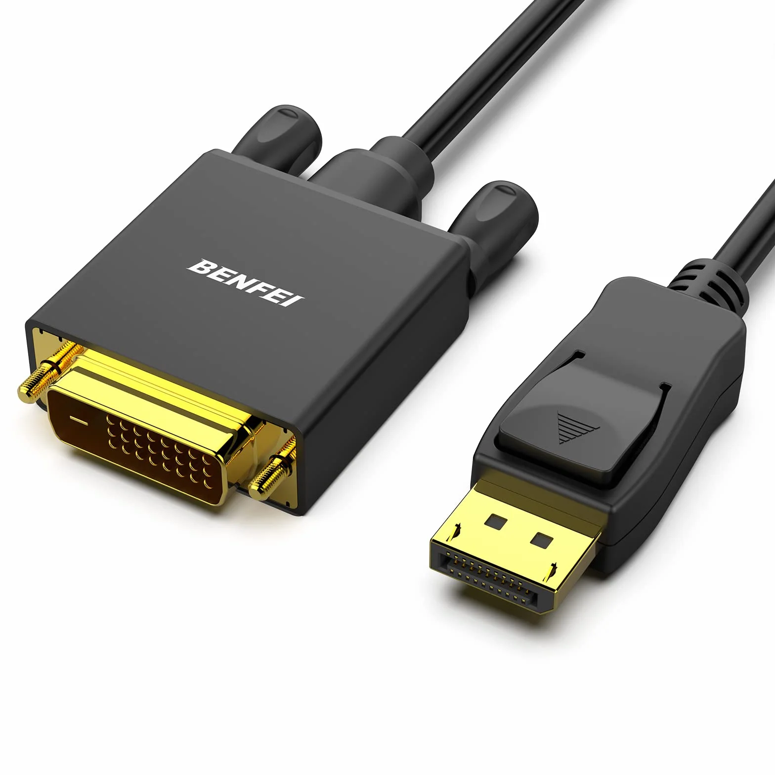 BENFEI Adapter DisplayPort na DVI męski na męski pozłacany 0,9 m