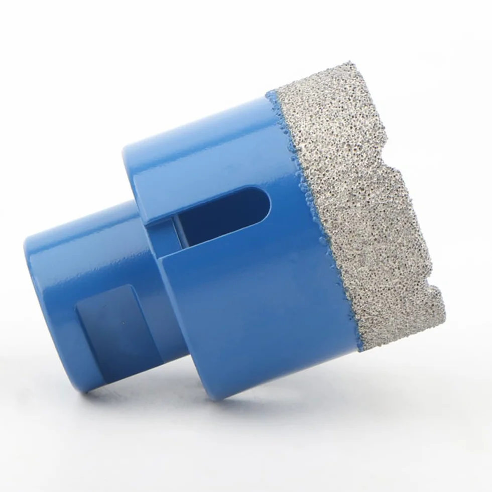 Wiertła lutowane na sucho 6mm-68mm Gwint M14 Lutowane wiertło diamentowe na sucho Otwornica Płytka ceramiczna Granit Marmur Narzędzia do otwierania otworów, 45MM