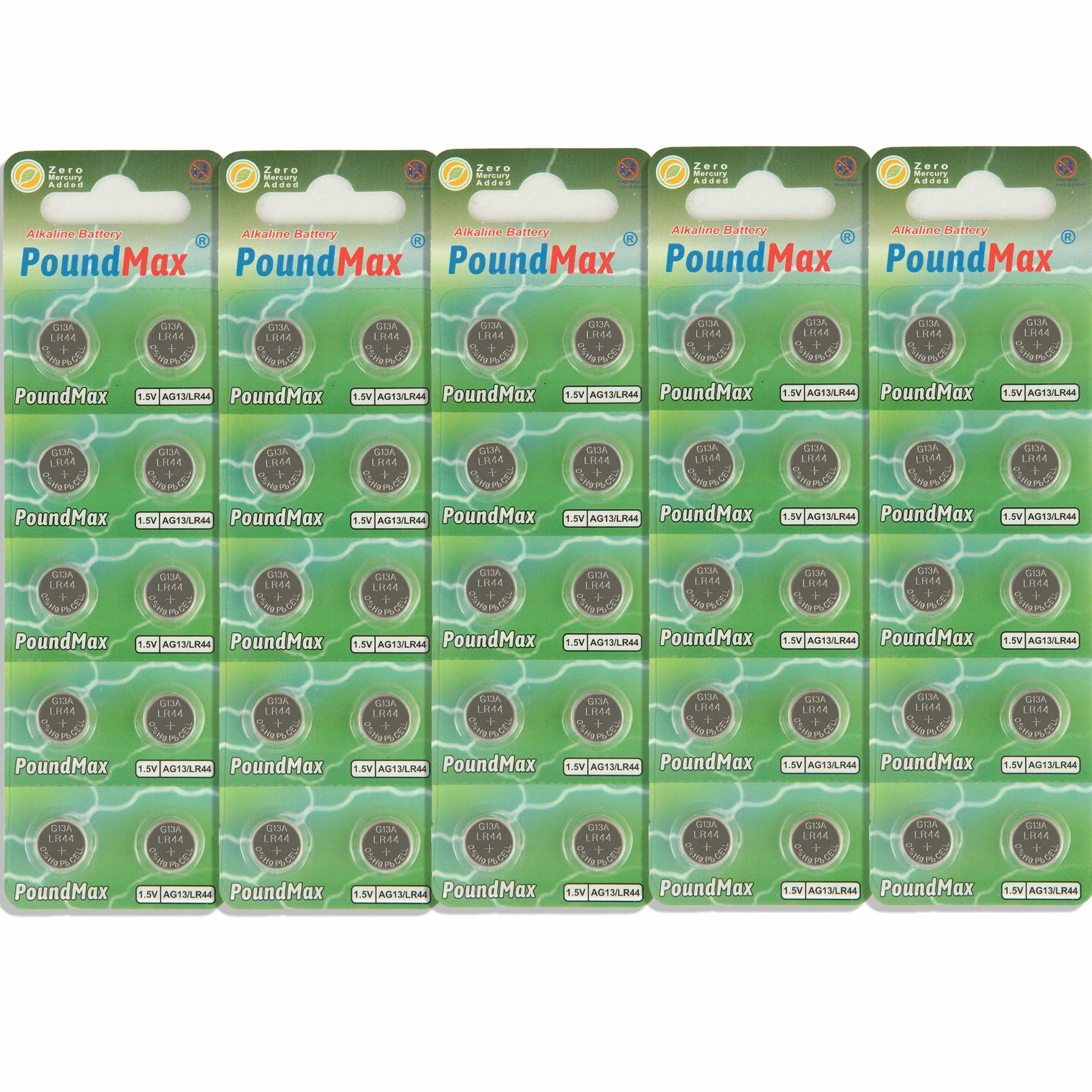 PoundMax AG13 LR44 1,5 V alkaliczna bateria guzikowa