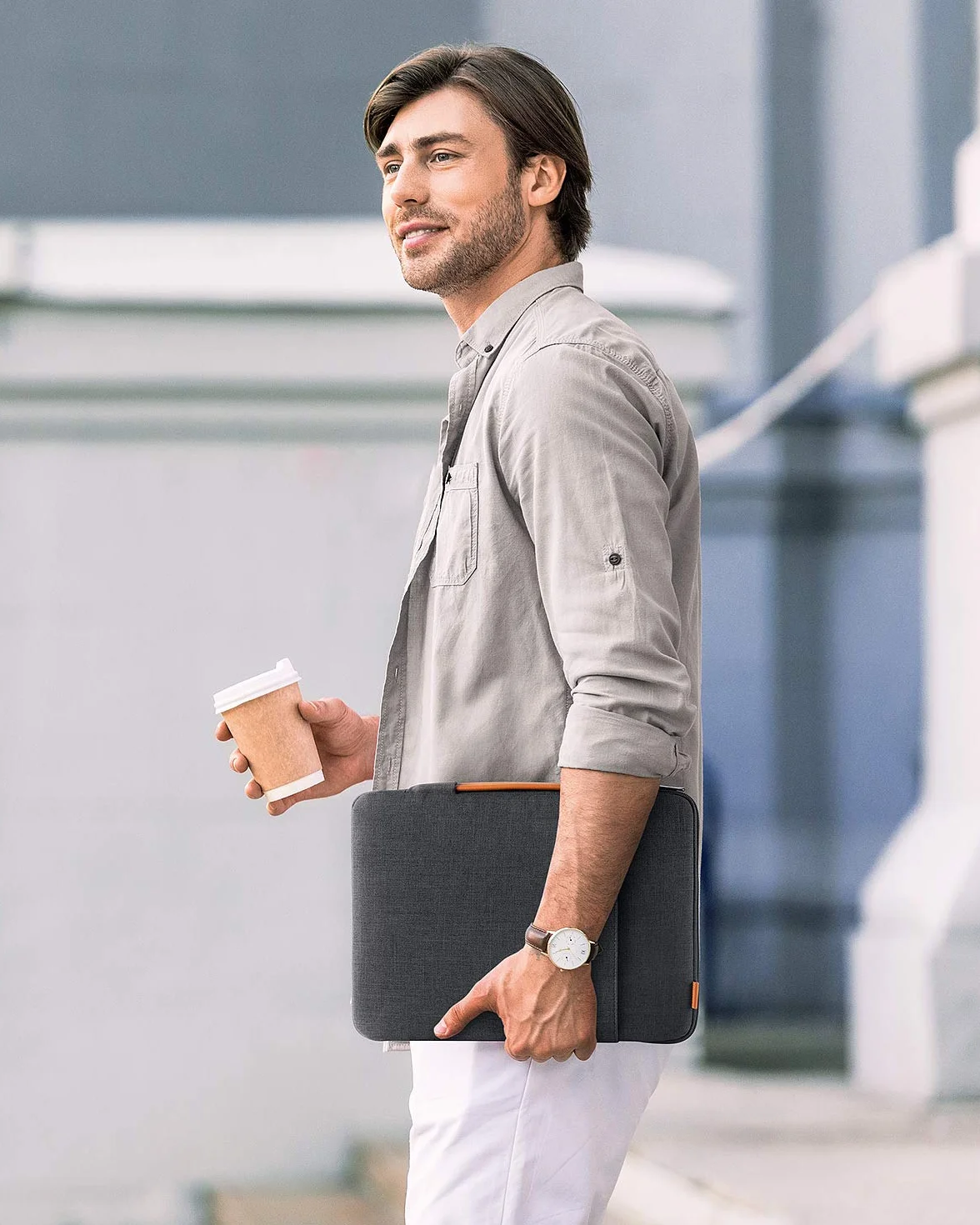 Inateck Etui na laptopa 13" MacBook Air/Pro 2020 M1 – 2012, 14" MacBook Pro M1 2021, Surface Pro X/8/7/6/5/4, 13,5" Surface 4/3, 13,5" Surface Book, Thinkpad, MateBook D14, XPS 13